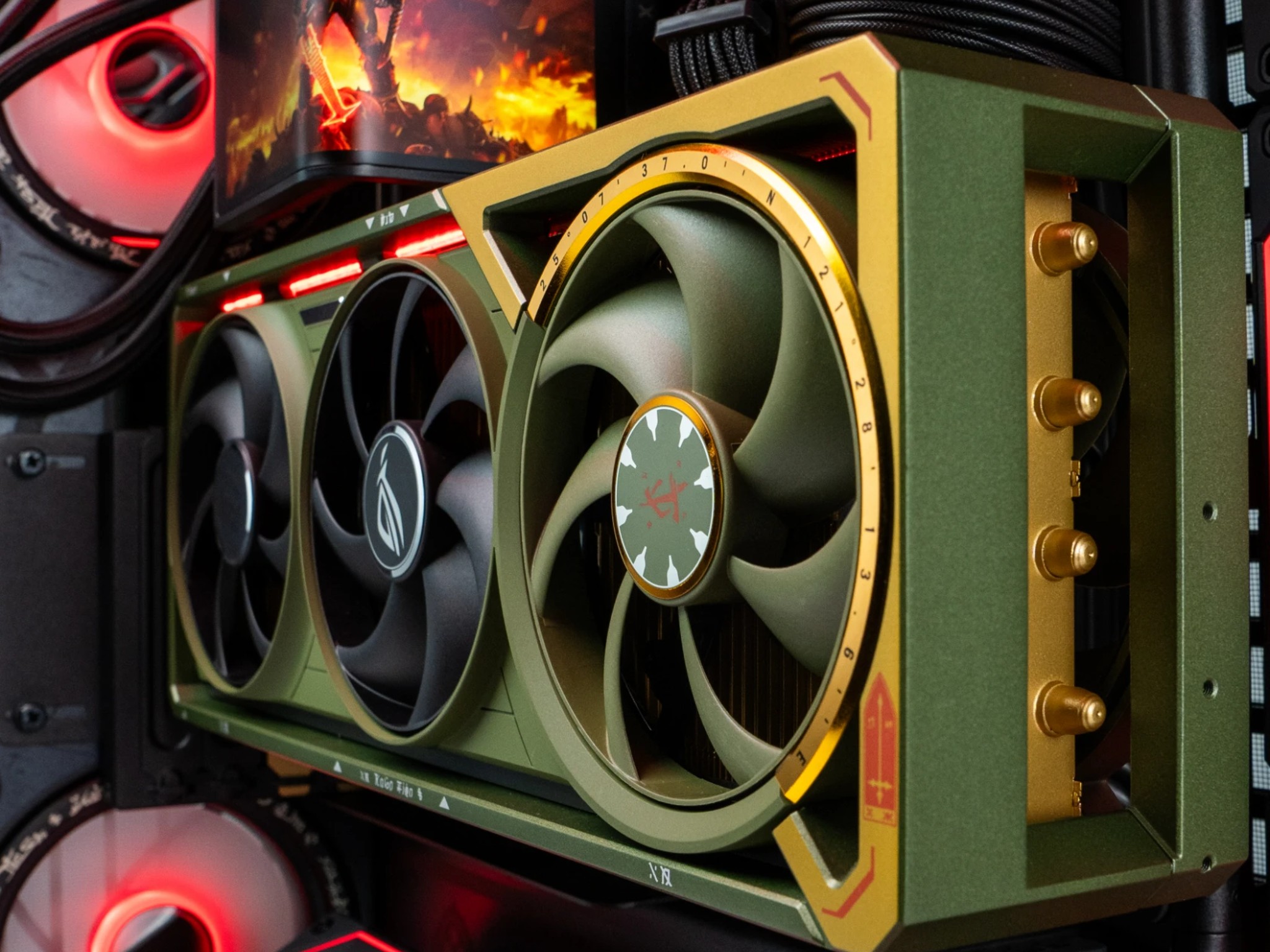 "Hellraiser" - High End Doom Themed Gaming PC - RTX 5080 - Ryzen 7 9800X3D - 64GB RAM - 2TB SSD