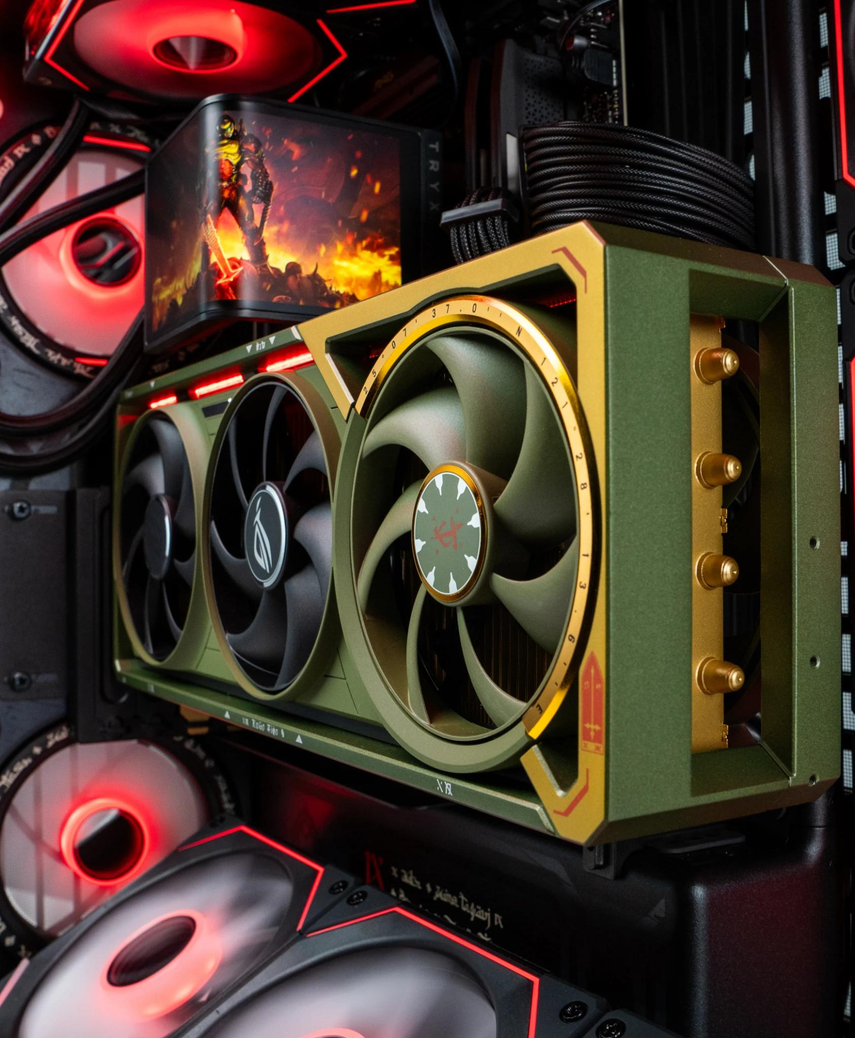 "Hellraiser" - High End Doom Themed Gaming PC - RTX 5080 - Ryzen 7 9800X3D - 64GB RAM - 2TB SSD