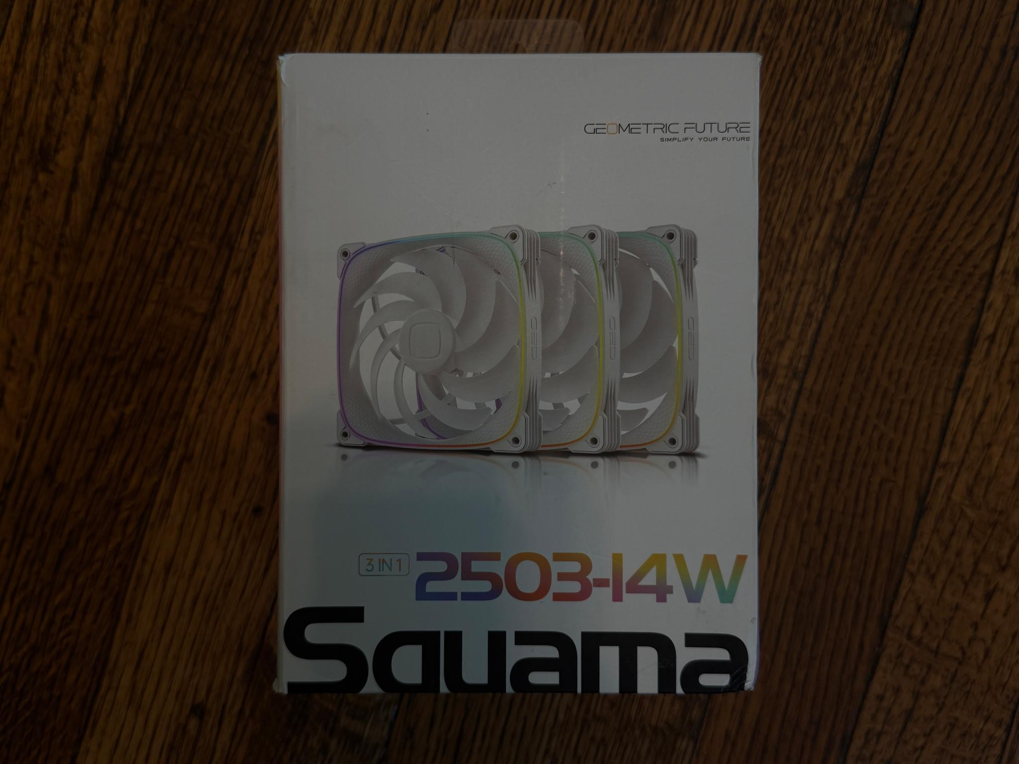 ON SALE! 3-Pack Squama 2503-14W 140mm Case Fans - NO SCREWS OR ARGB CABLE!