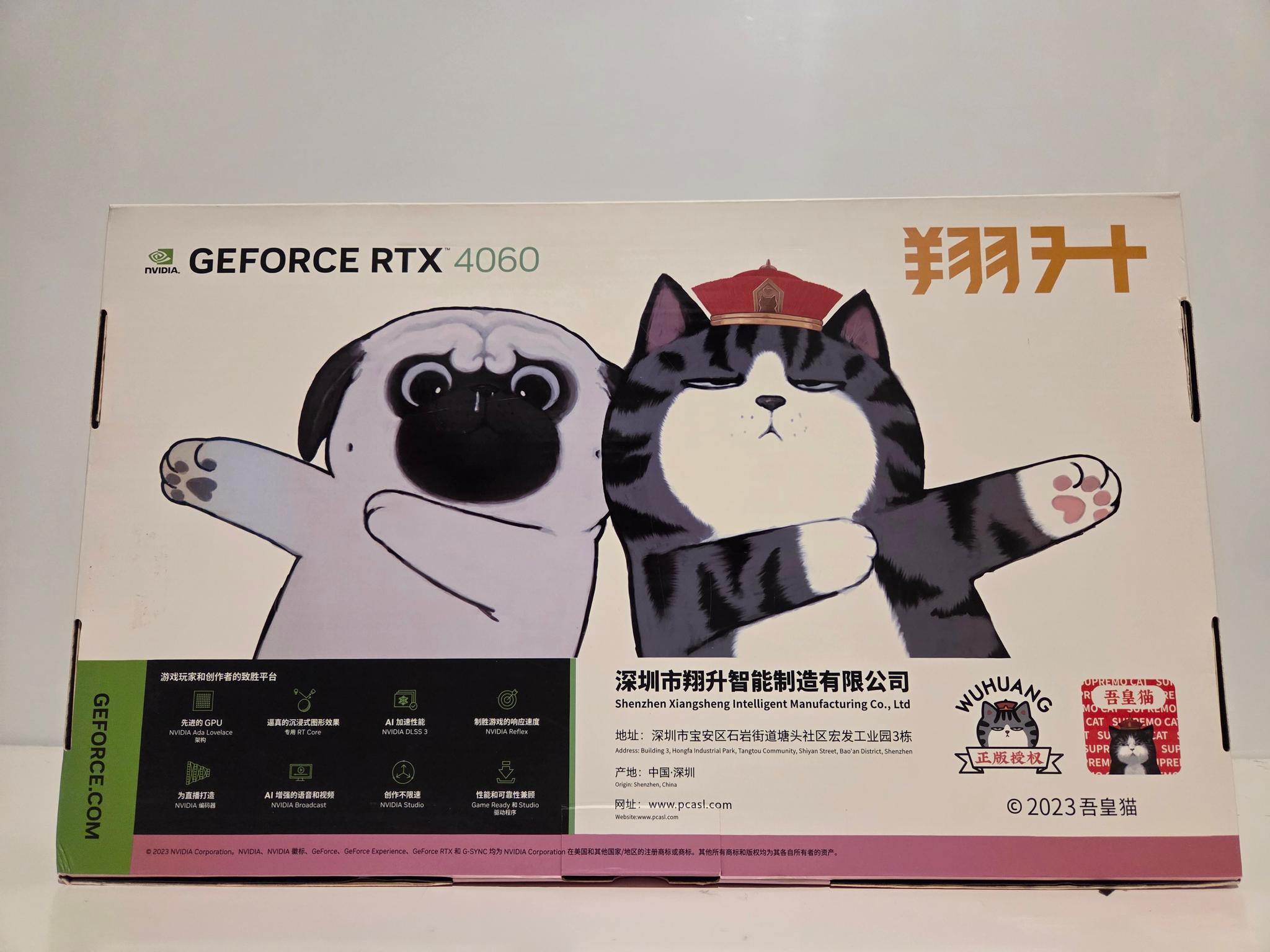 ASL GeForce RTX 4060 Cute Pet Graphics Card