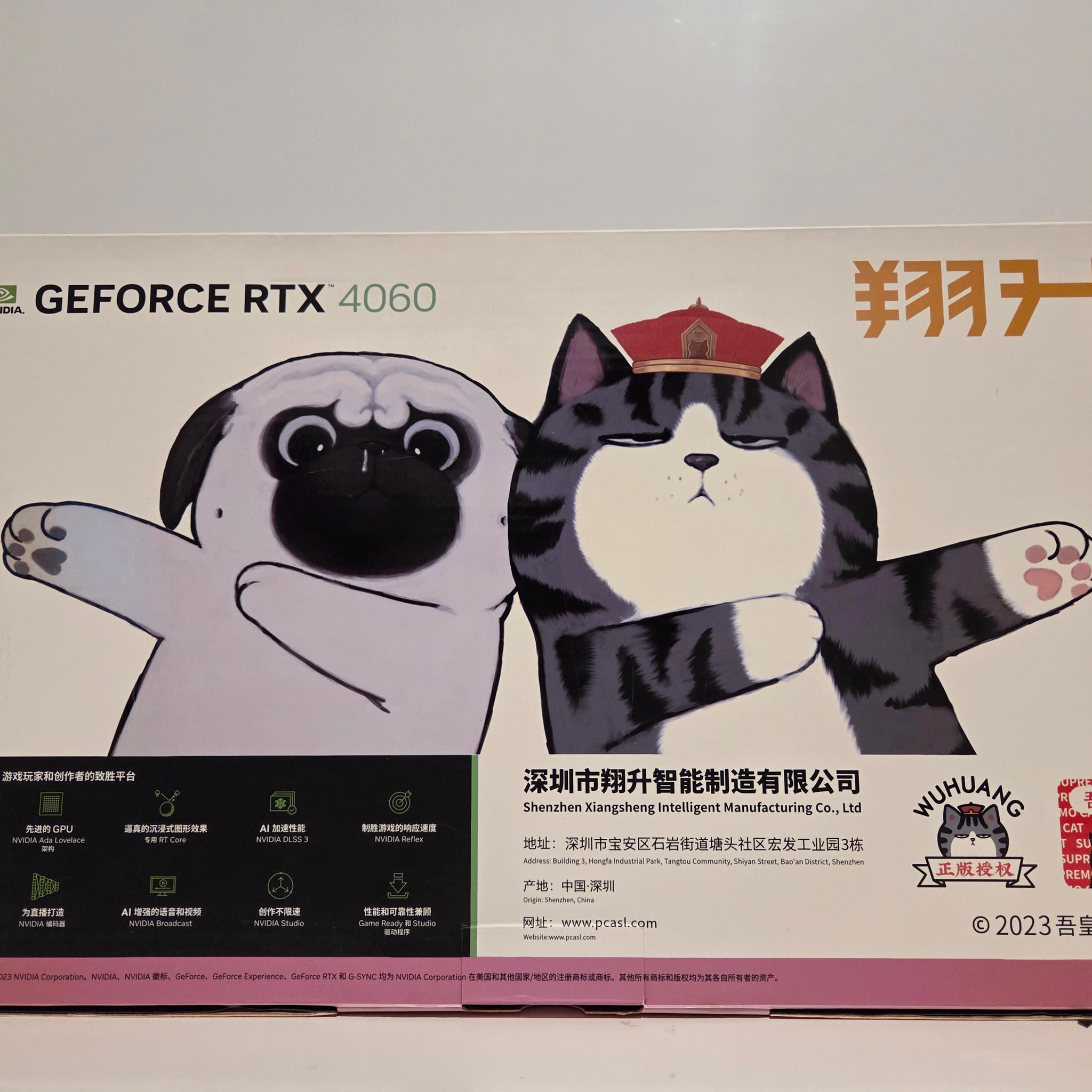 ASL GeForce RTX 4060 Cute Pet Graphics Card