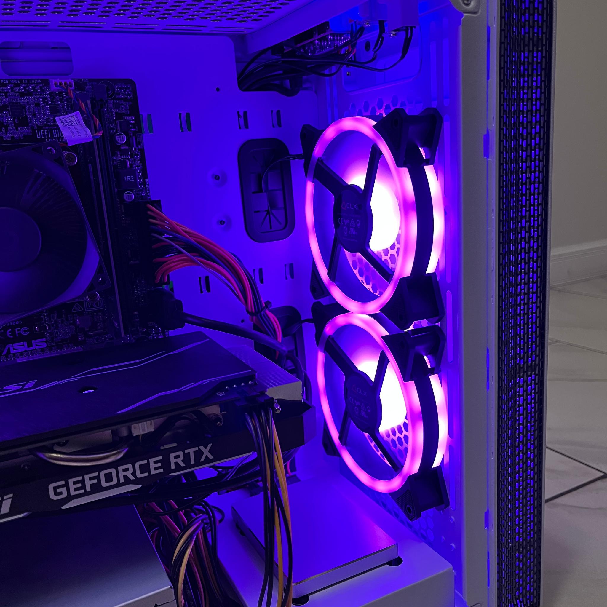 NVIDIA RTX 2060 SUPER, Intel i7-6700, 16GB RAM, 2.1TB Storage - Gaming PC w/Wi-Fi, BT & RGB Remote
