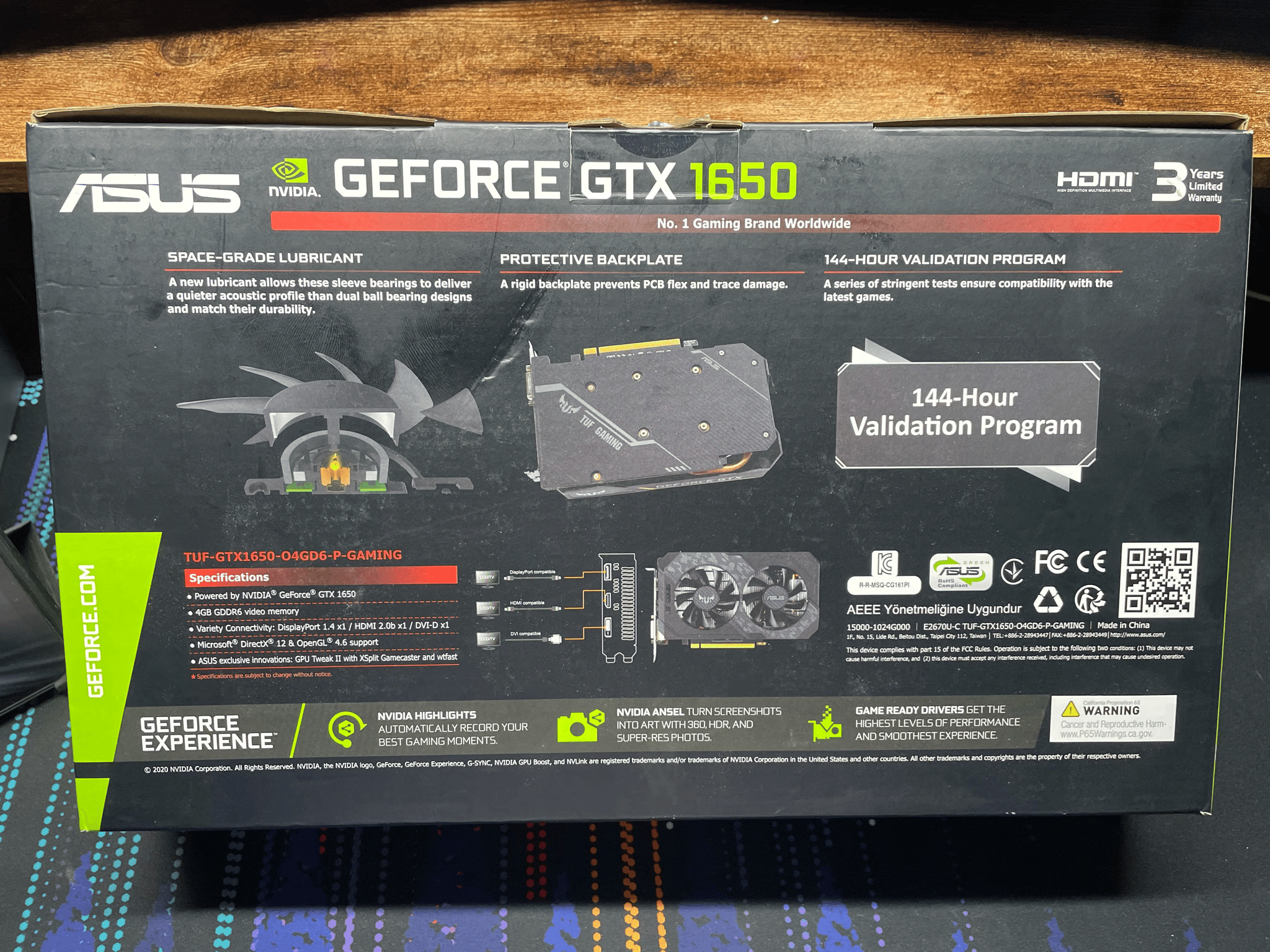 Asus GTX 1650 OC 
