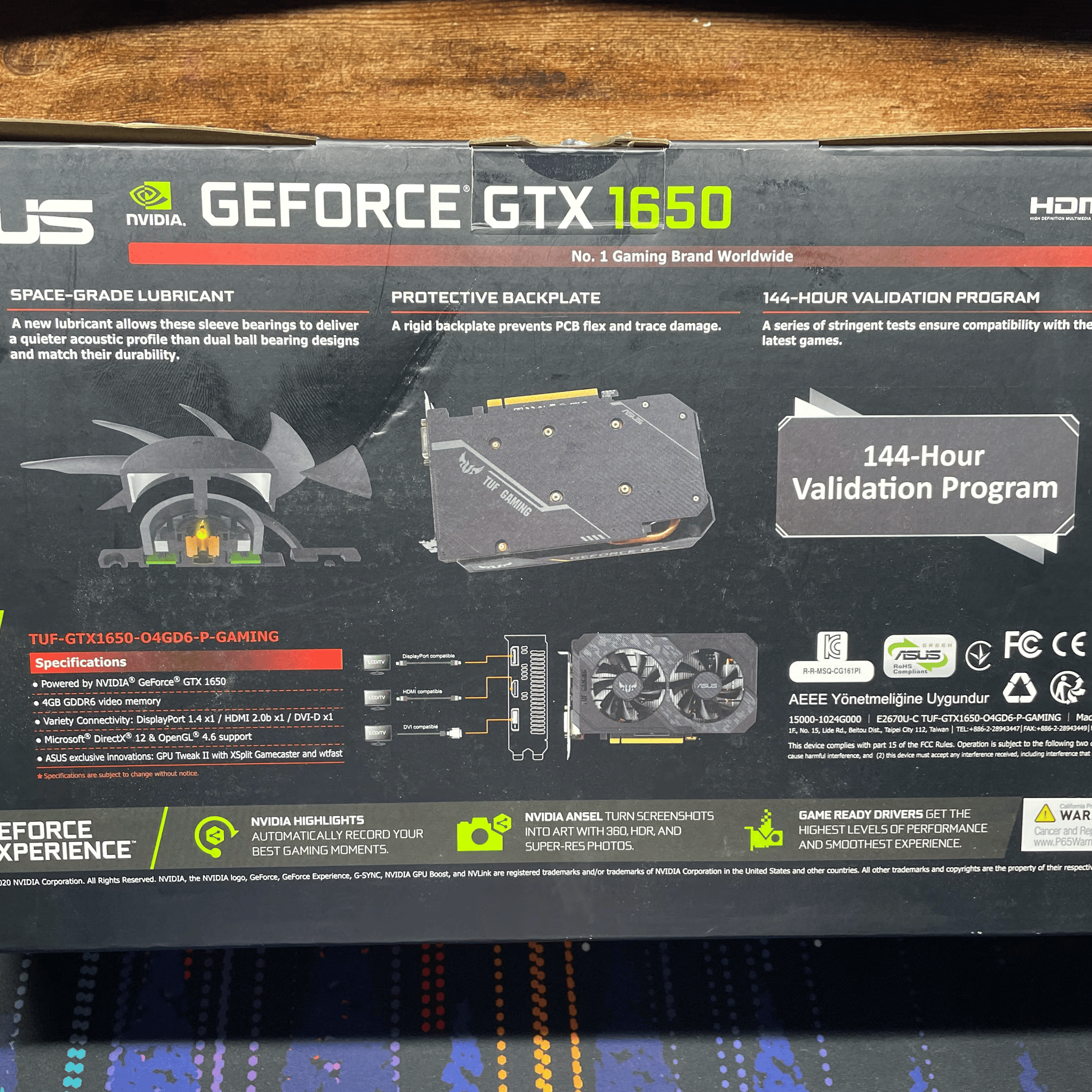 Asus GTX 1650 OC 