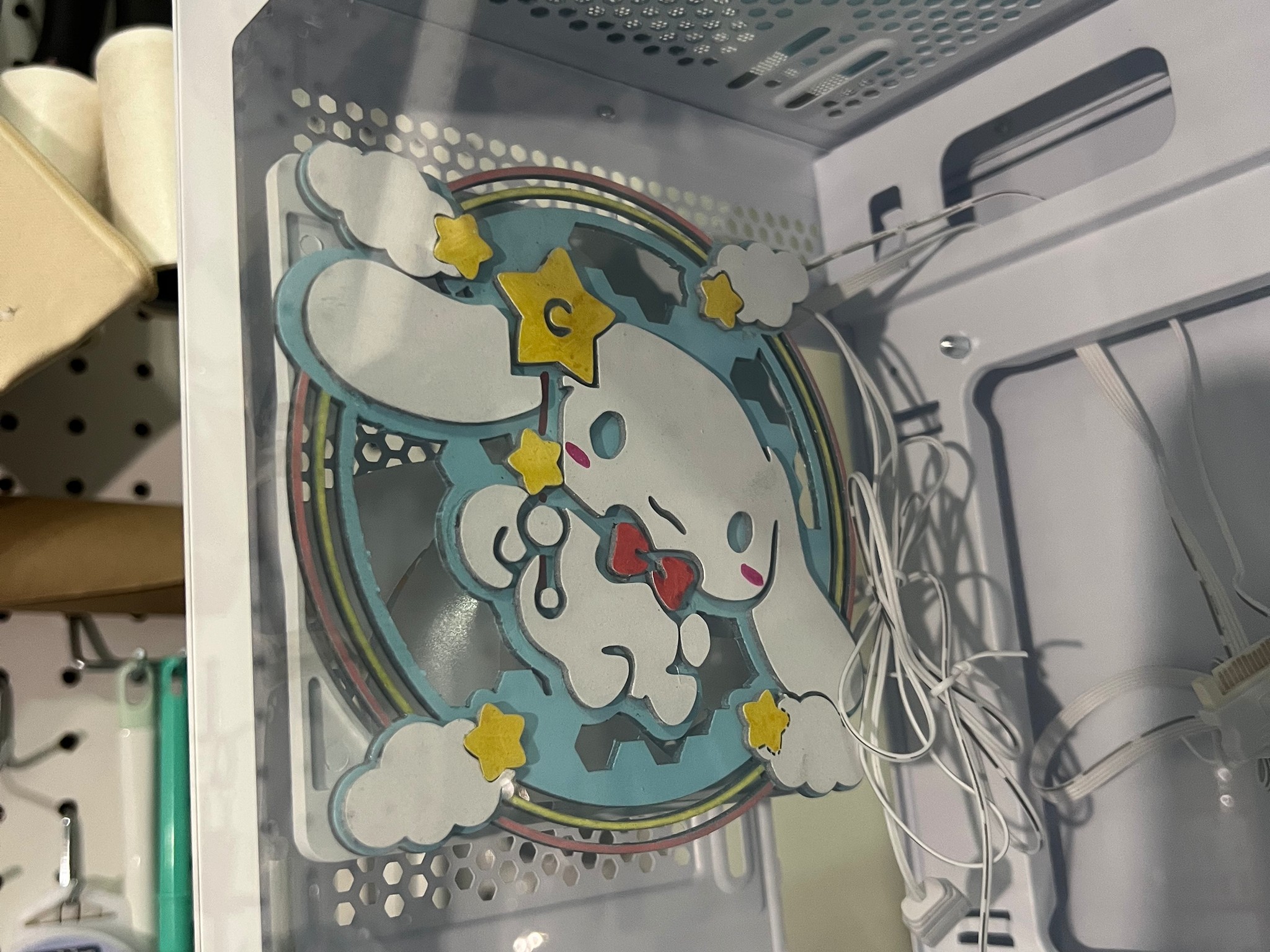 Custom Case Fan Cover | 120mm Rear Fan Shroud | Fan Grill