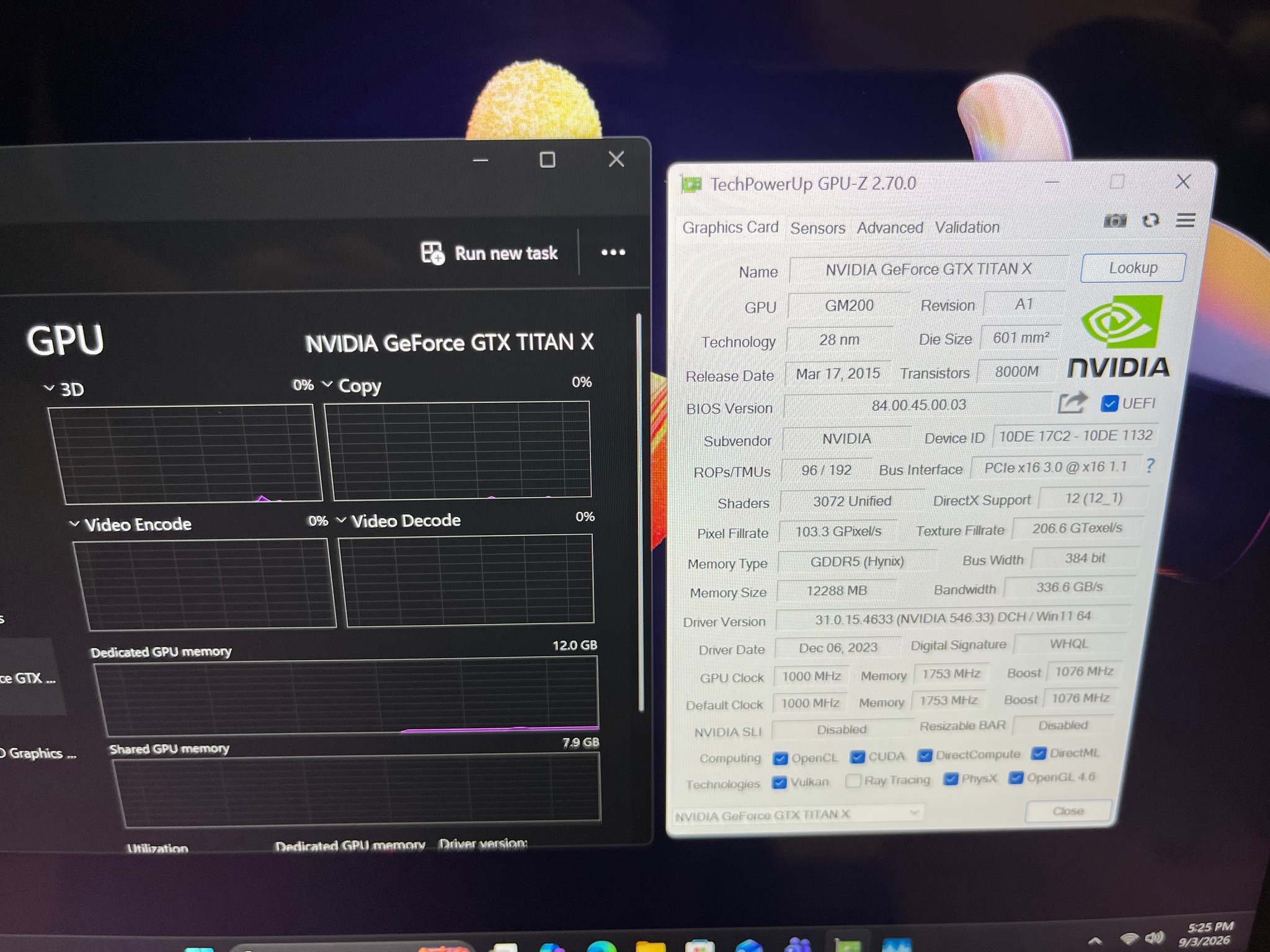 EVGA GeForce GTX Titan X 12GB VRAM