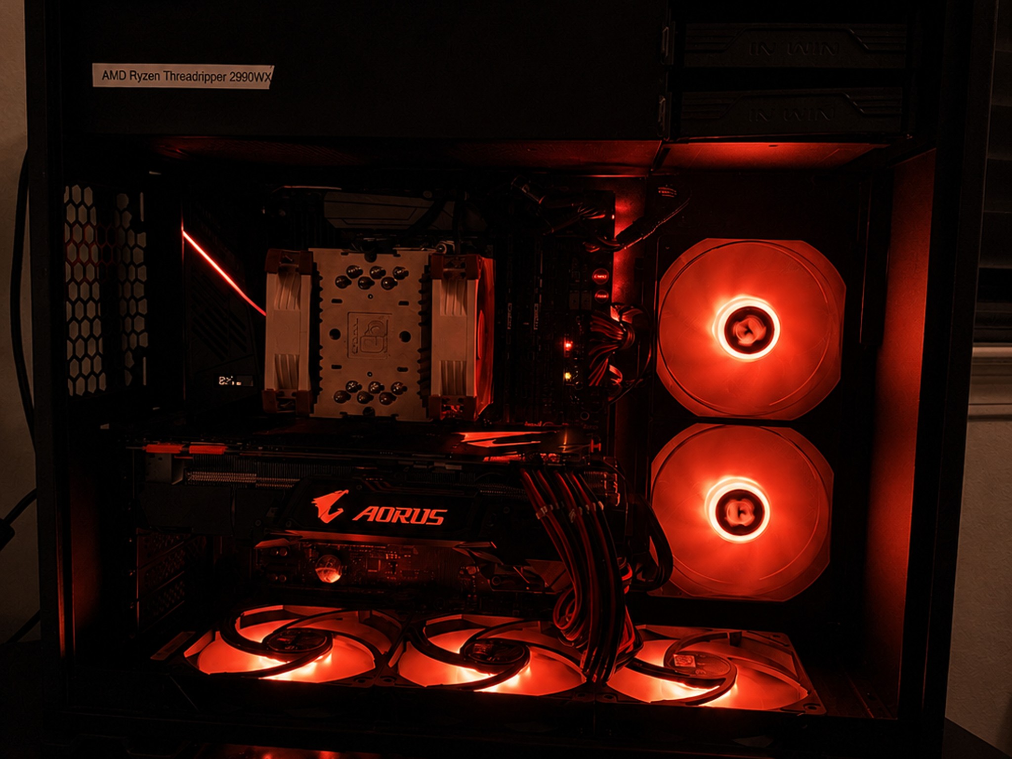 Black/Orange Gaming Pc