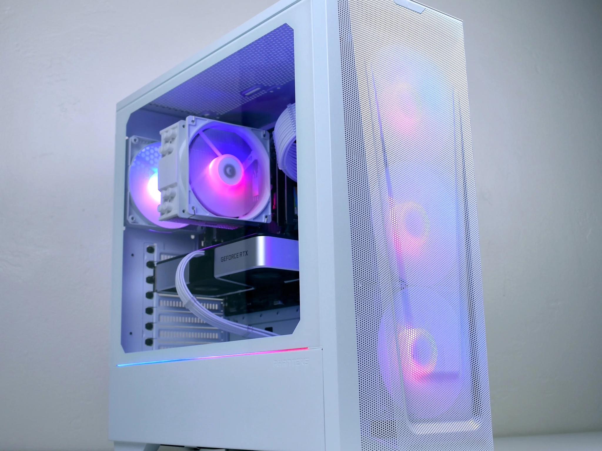 EXCELLENT Streaming/Gaming PC NVIDIA RTX 3060Ti, Ryzen 5600, 32GB RAM, WiFi | Forge Hercules (White)