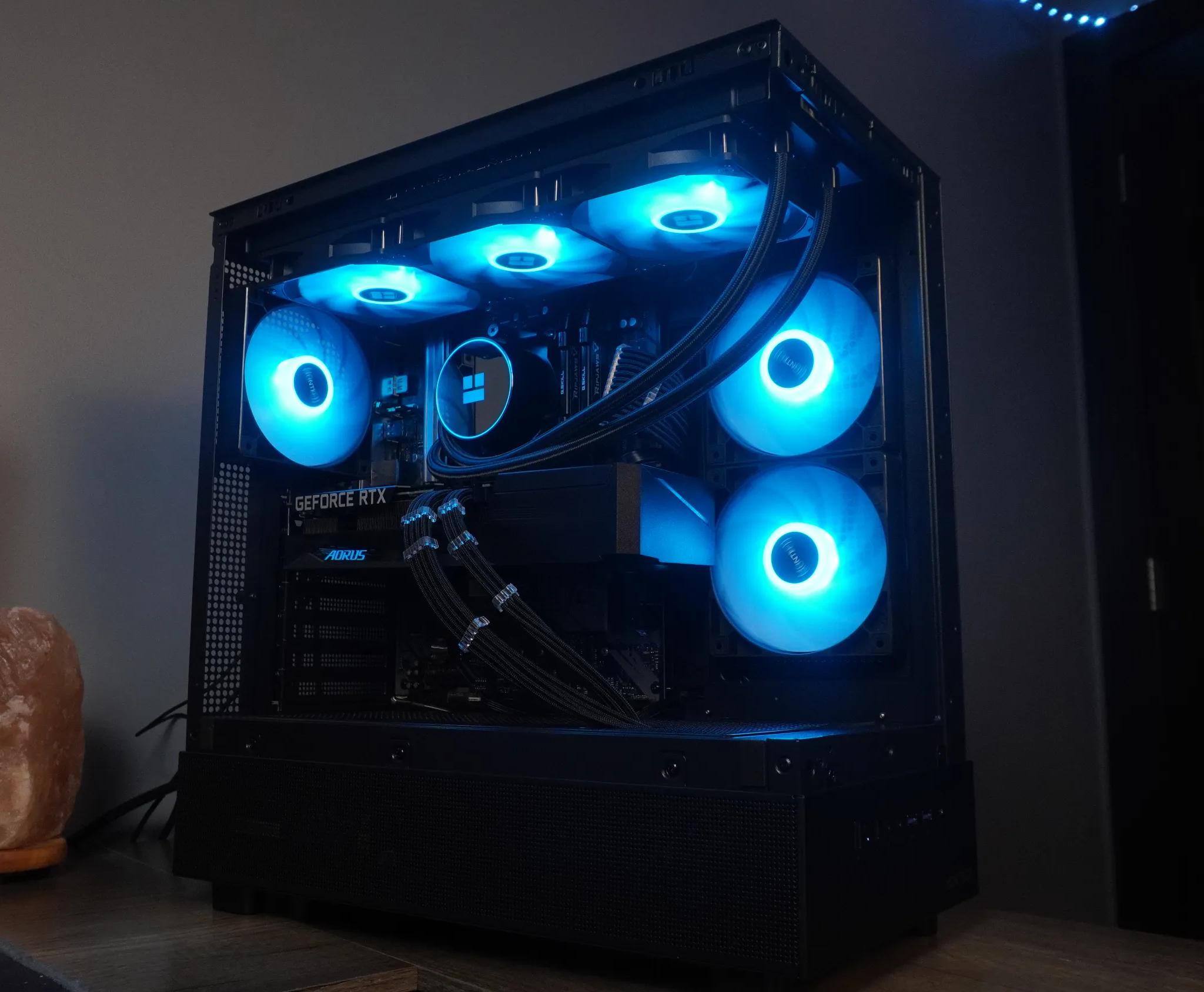 🖤 STEALTH BEAST 🖤 1440p/1080p GAMING MACHINE 💚RTX 3060ti 🧡 Ryzen 5 5600 | 32GB | WIFI