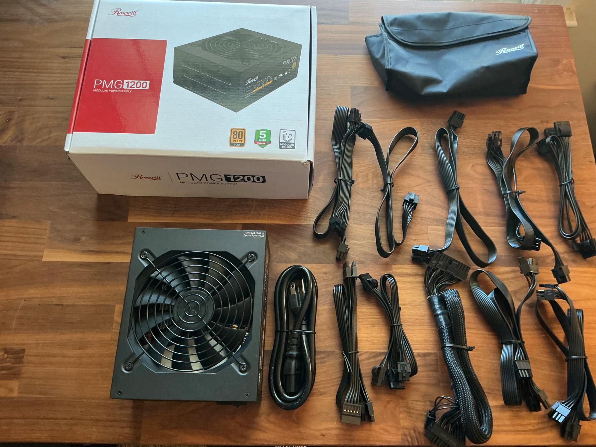 Rosewill PMG 1200 fully modular power supply