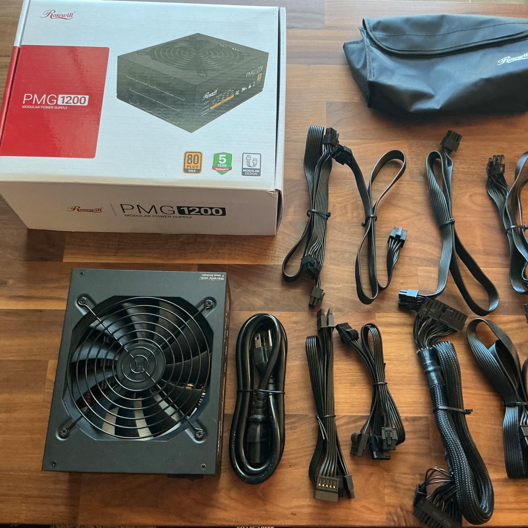 Rosewill PMG 1200 fully modular power supply