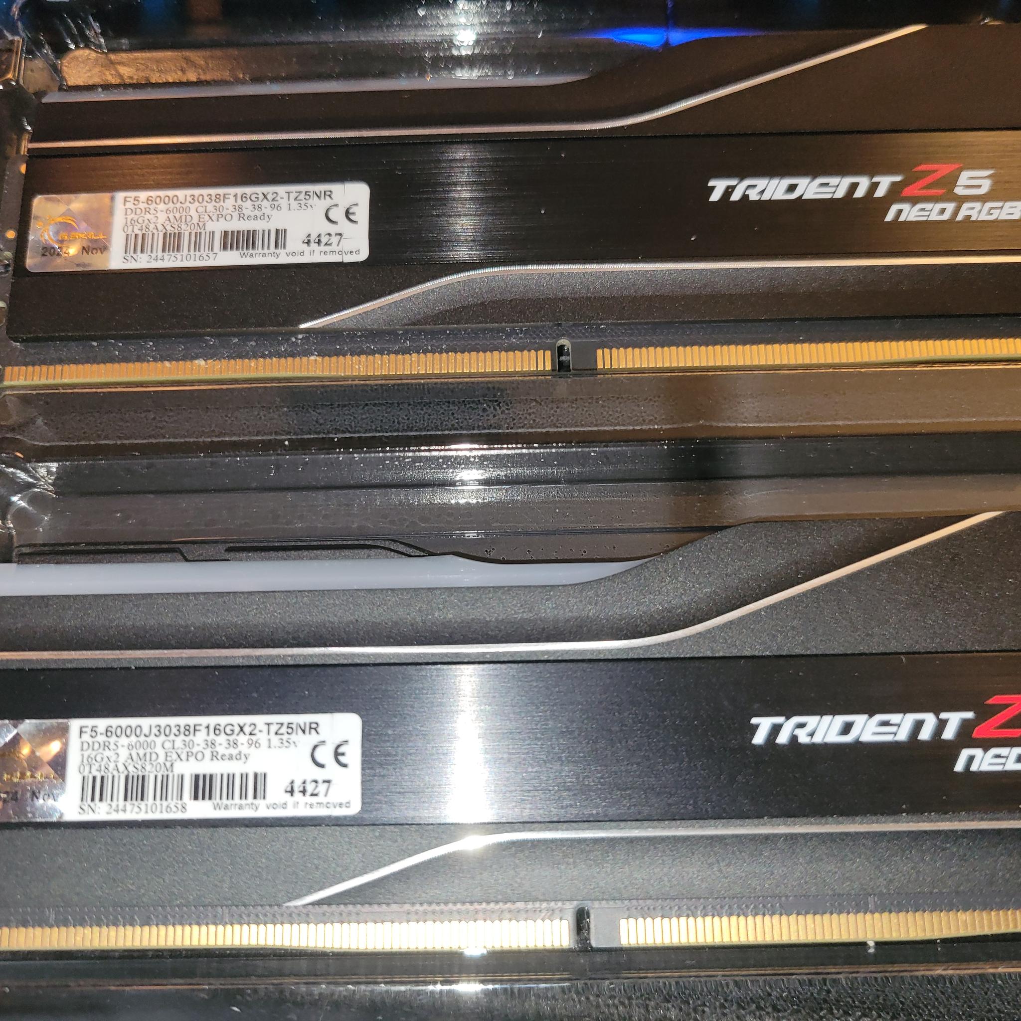 G.Skill Trident Z5 32GB CL30 32GB (16 x 2) DDR5 RGB AMD Expo Neo