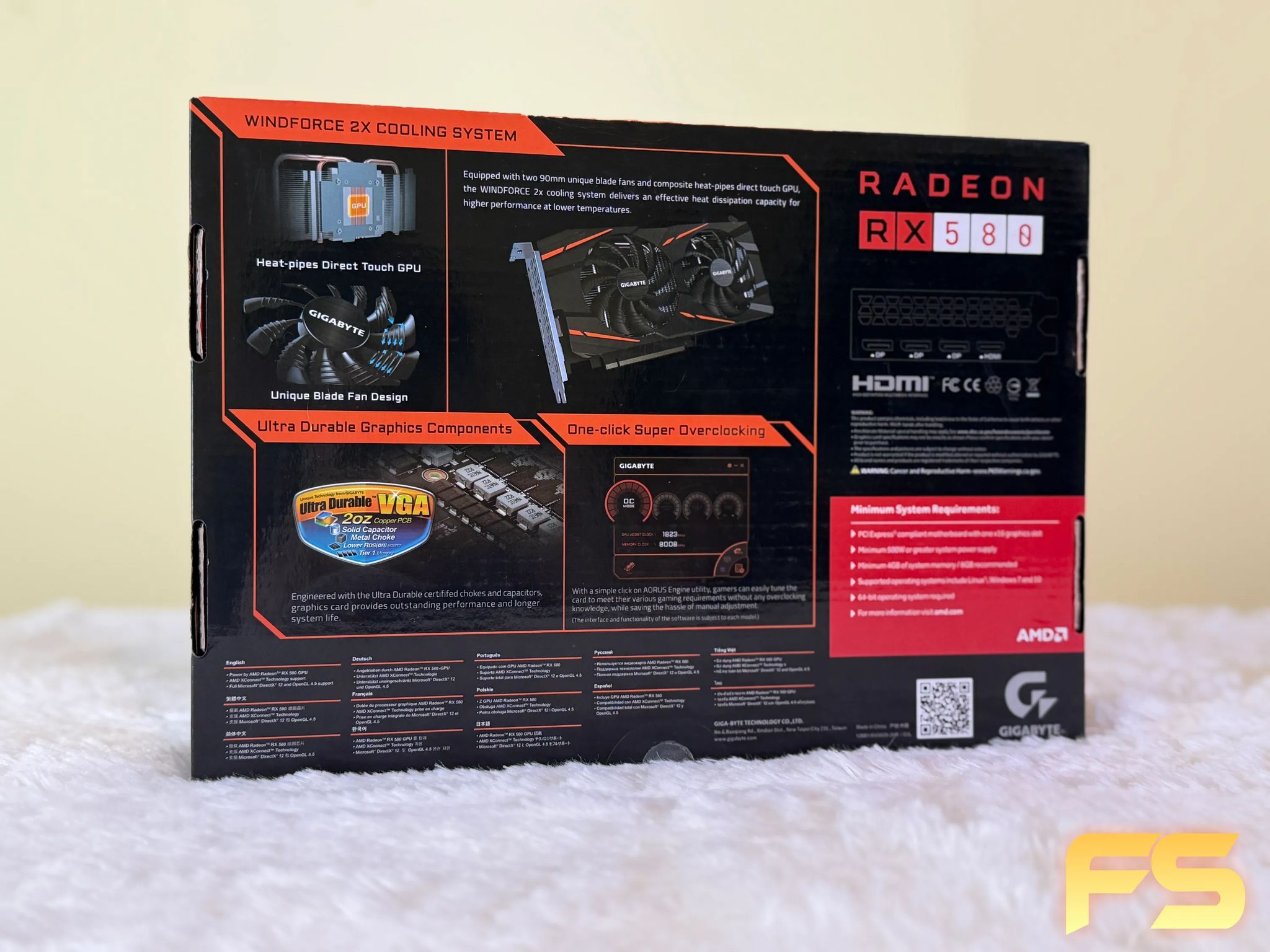 Radeon RX 580 8GB | Gigabyte GAMING Model | 8 GB VRAM | USED | Original Packaging | 1080p Ready