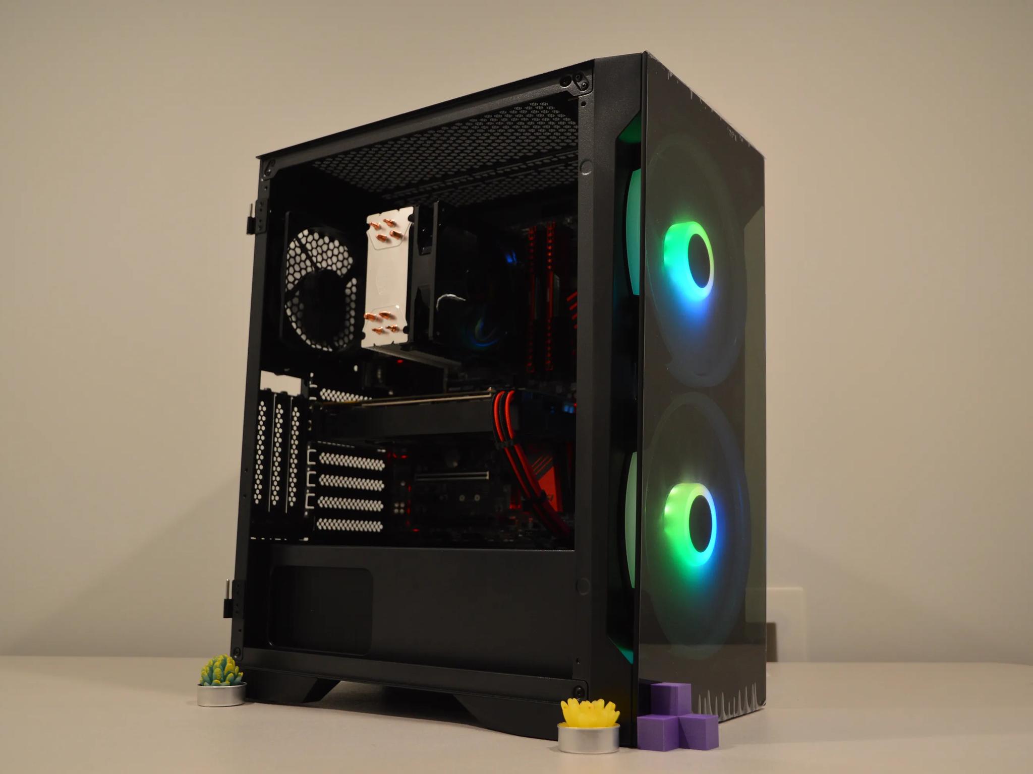 ⚫️🔴 Midnight Cherry 🔴⚫️ | Intel i5-6600K | NVIDIA GTX 1070 8GB | 16GB RAM | 256GB SSD + 1TB HDD |