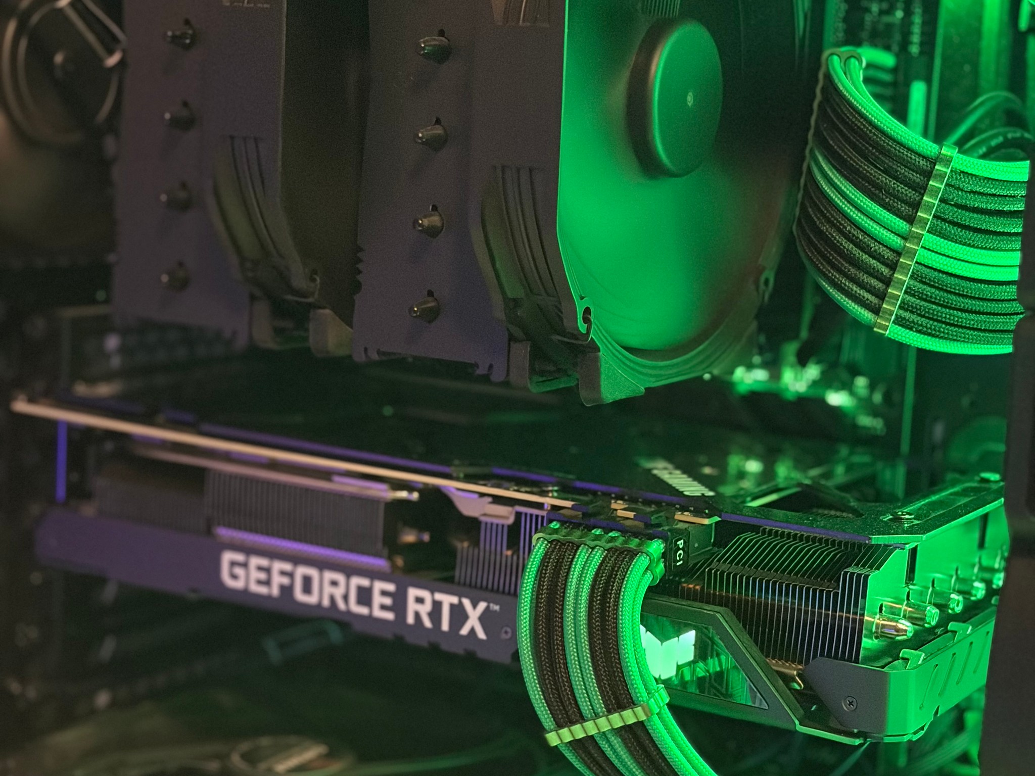 💚 High Performance PC | RTX 3070 Ti | i5-12600K | 32GB RAM | 1.25TB SSD |🤐 Quiet RGB Gaming PC 💚