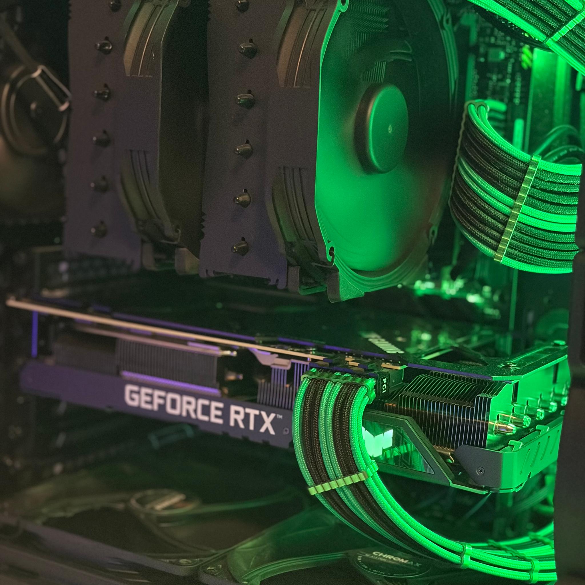 💚 High Performance PC | RTX 3070 Ti | i5-12600K | 32GB RAM | 1.25TB SSD |🤐 Quiet RGB Gaming PC 💚