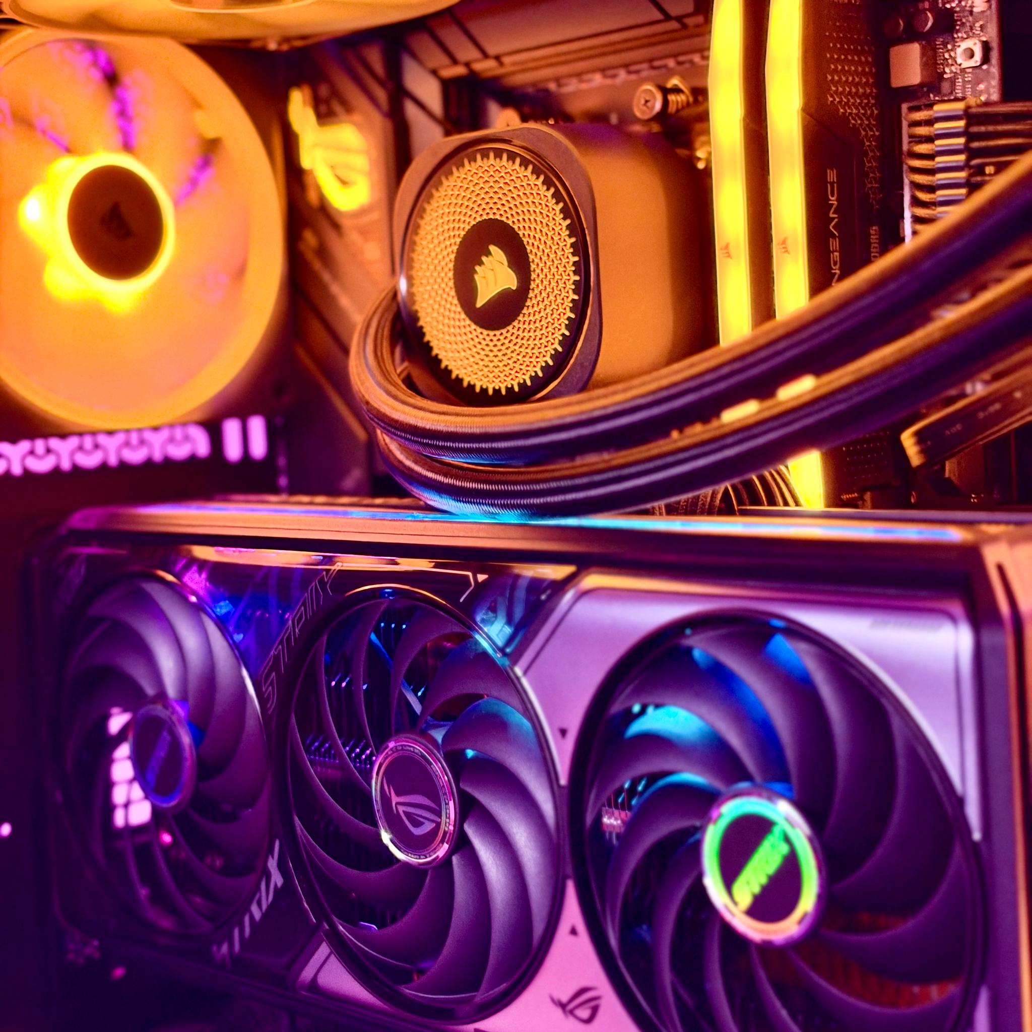 Obsidian Flux - Ryzen 9800X3D | ROG STRIX 5070 Ti OC 16G | 32GB DDR5 RAM | 2TB SSD NVMe | Win 11 PRO