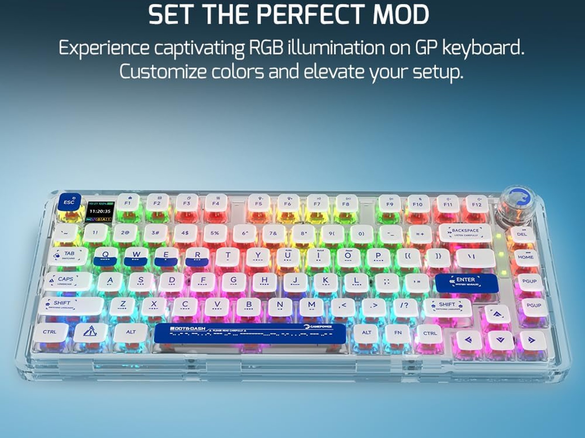 GAMEPOWER Gasket Pro X 75% Mechanical Gaming Keyboard (Precision-lubed/Oiled)