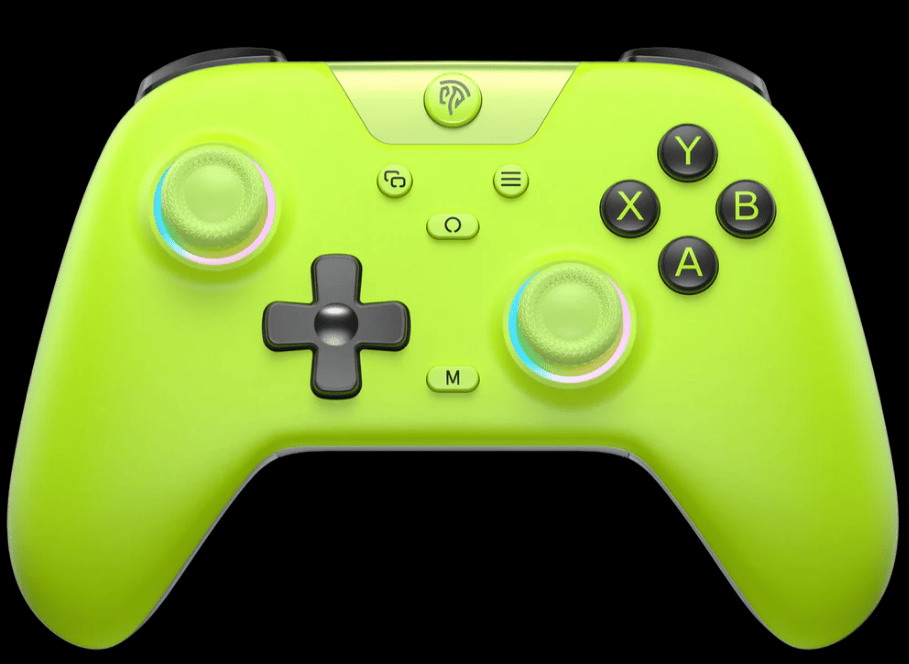 NexiGo NS32 Wireless Controller (Cosmic Nebula) + EasySMX X05 Gaming Controller (Lime) Bundle