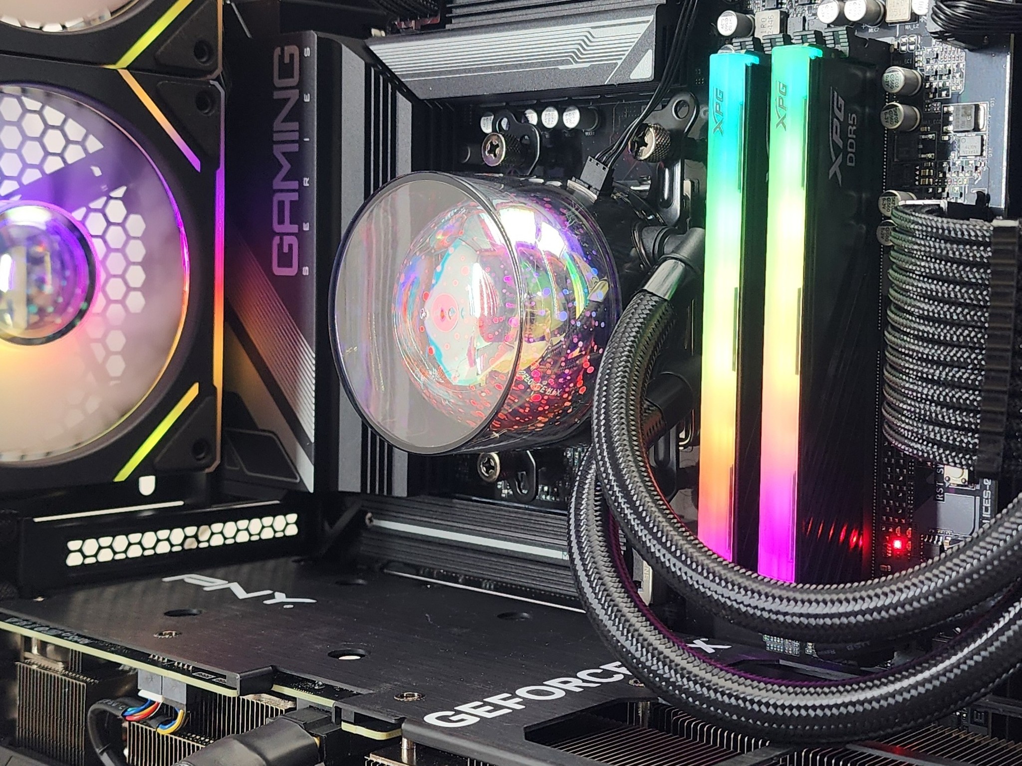 Gaming PC Ryzen 7 9700X 32GB RAM 1TB SSD RTX 4070 Ti SUPER 16GB Windows 11 Computer
