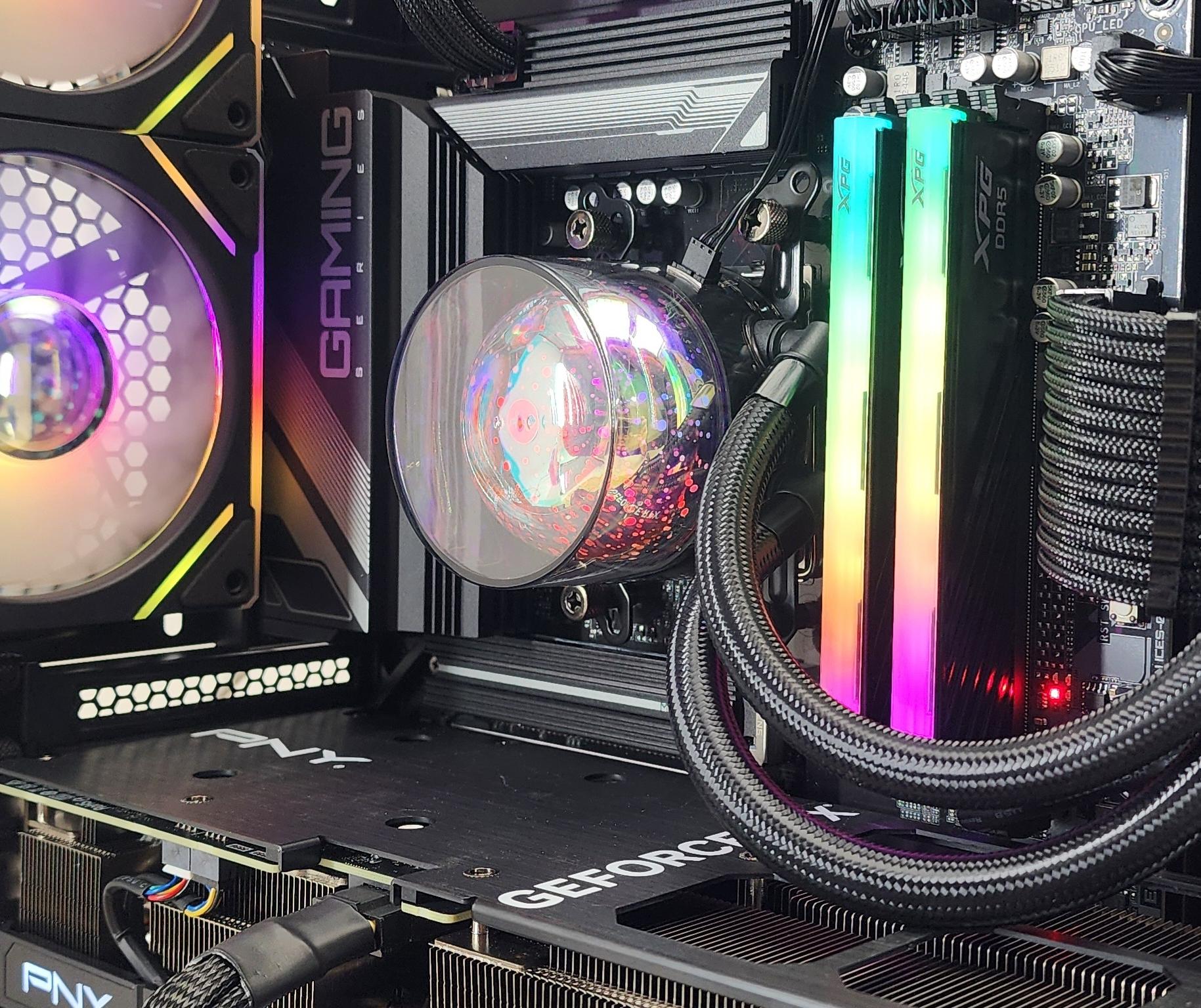 Gaming PC Ryzen 7 9700X 32GB RAM 1TB SSD RTX 4070 Ti SUPER 16GB Windows 11 Computer