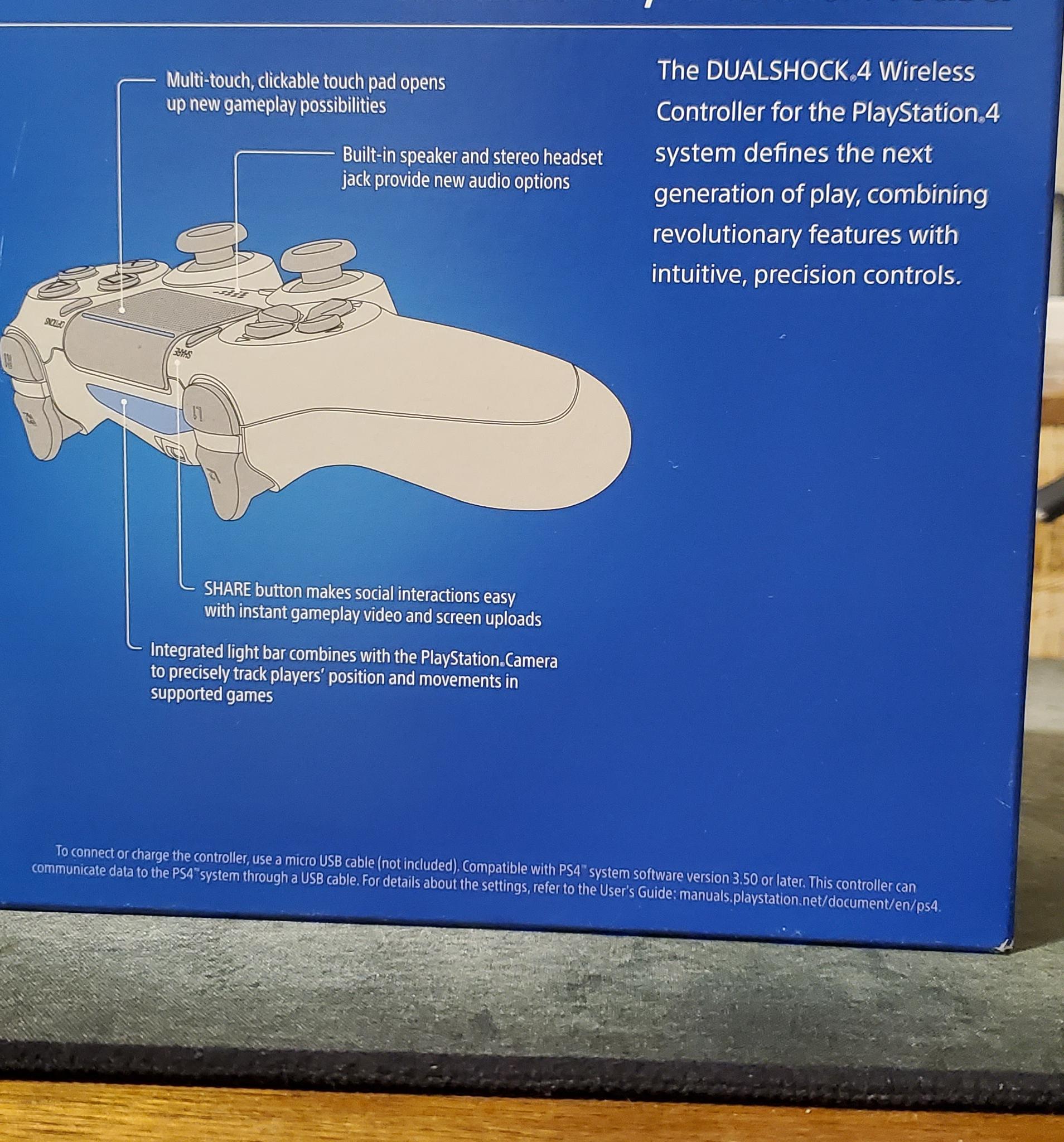 Ps4 dualshock controllers with original box