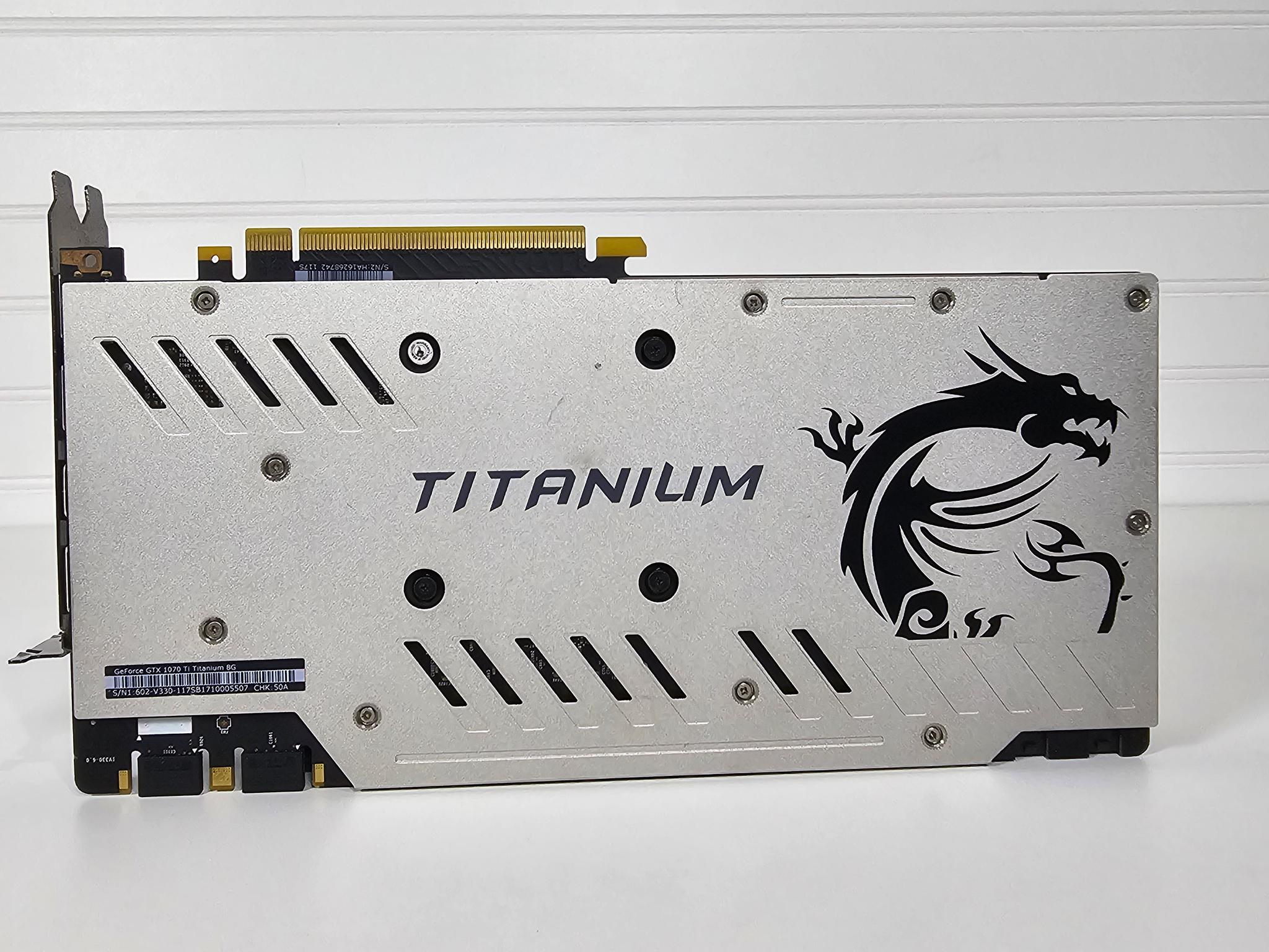MSI GTX 1070 Ti Titanium