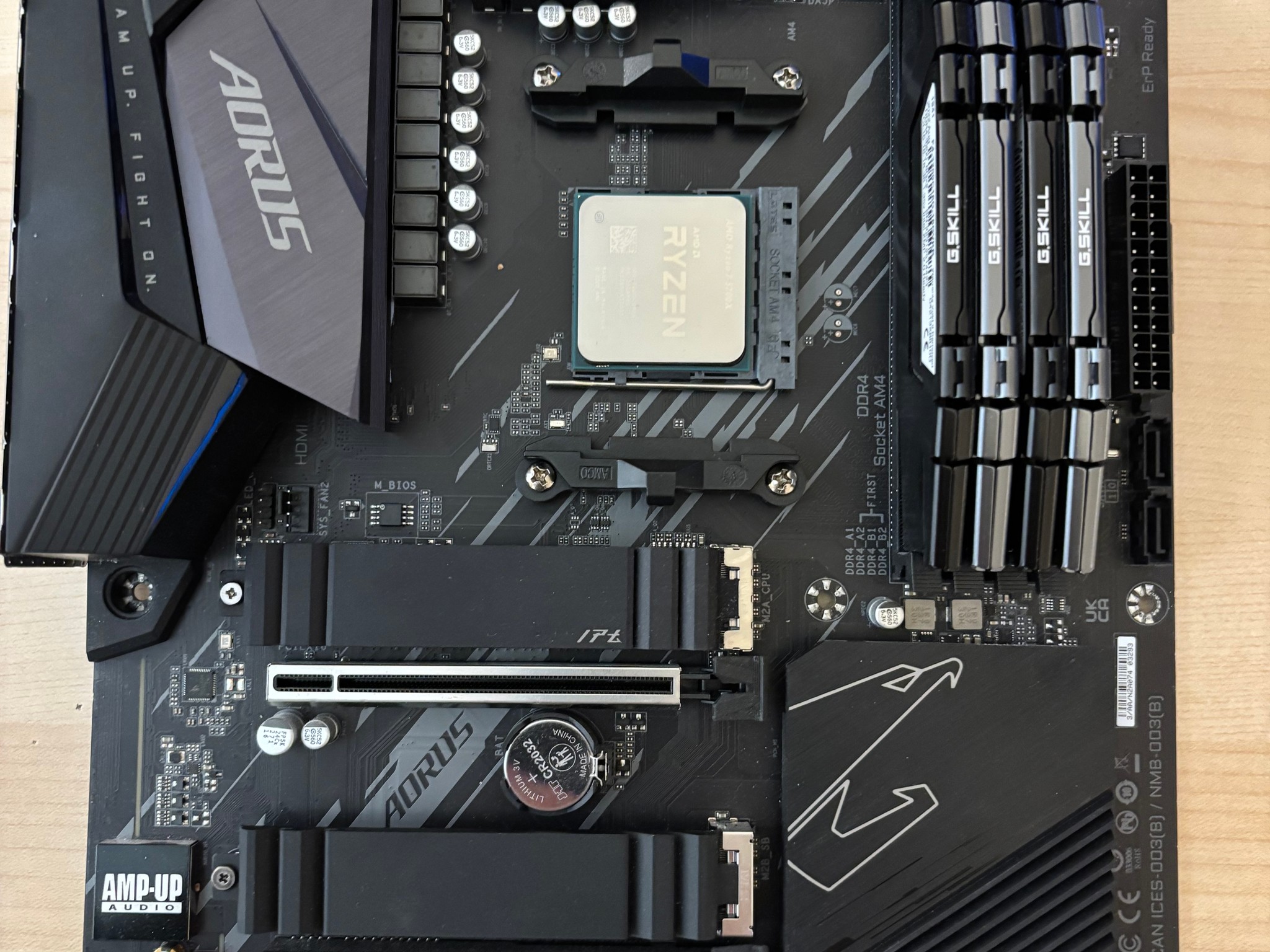 Ryzen 7 5700X, B550, 32 GB 3200 RAM