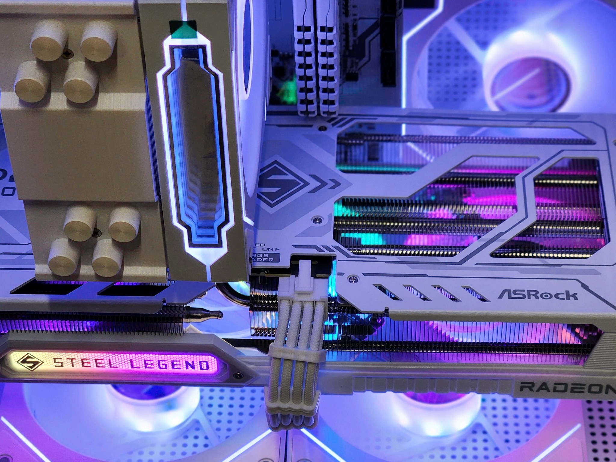 ALL WHITE Custom Gaming PC | Ryzen 5 5500 | RX 9060 XT 8GB | 16GB DDR4 | 1TB SSD | Win 11 Pro