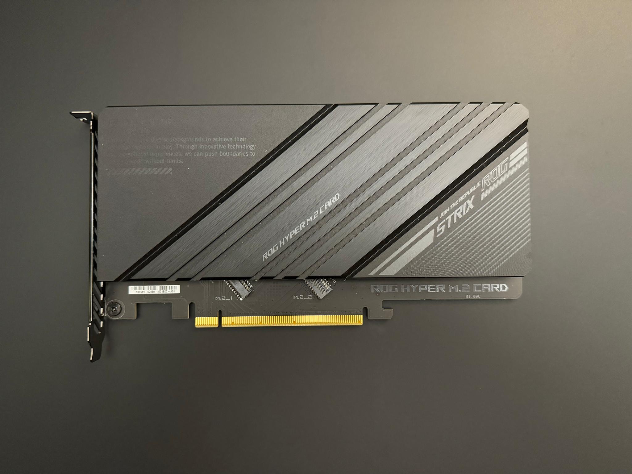 Asus M.2 expansion card