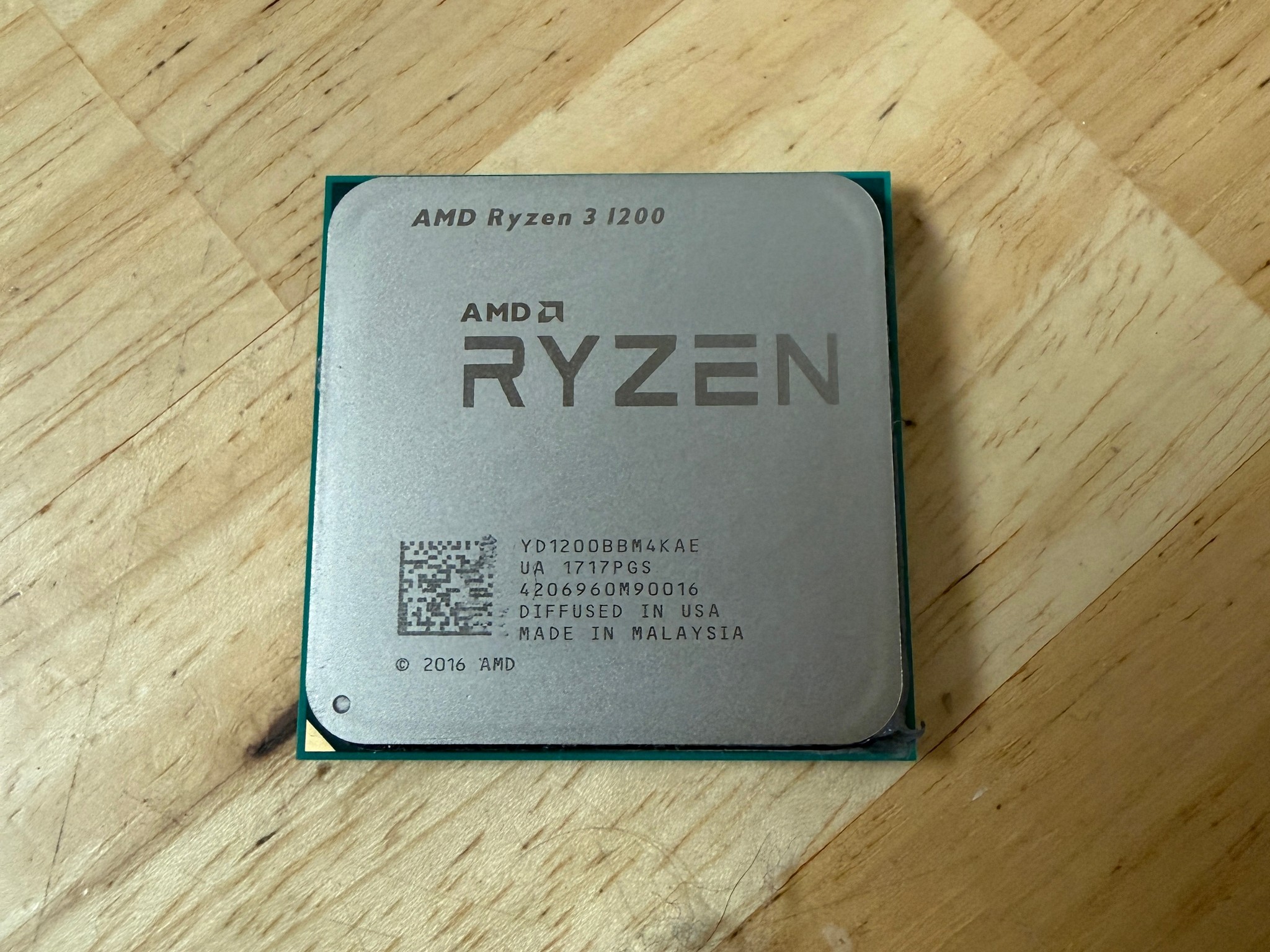 AMD Ryzen 3 1200 4 core AM4 Processor - Works Great!