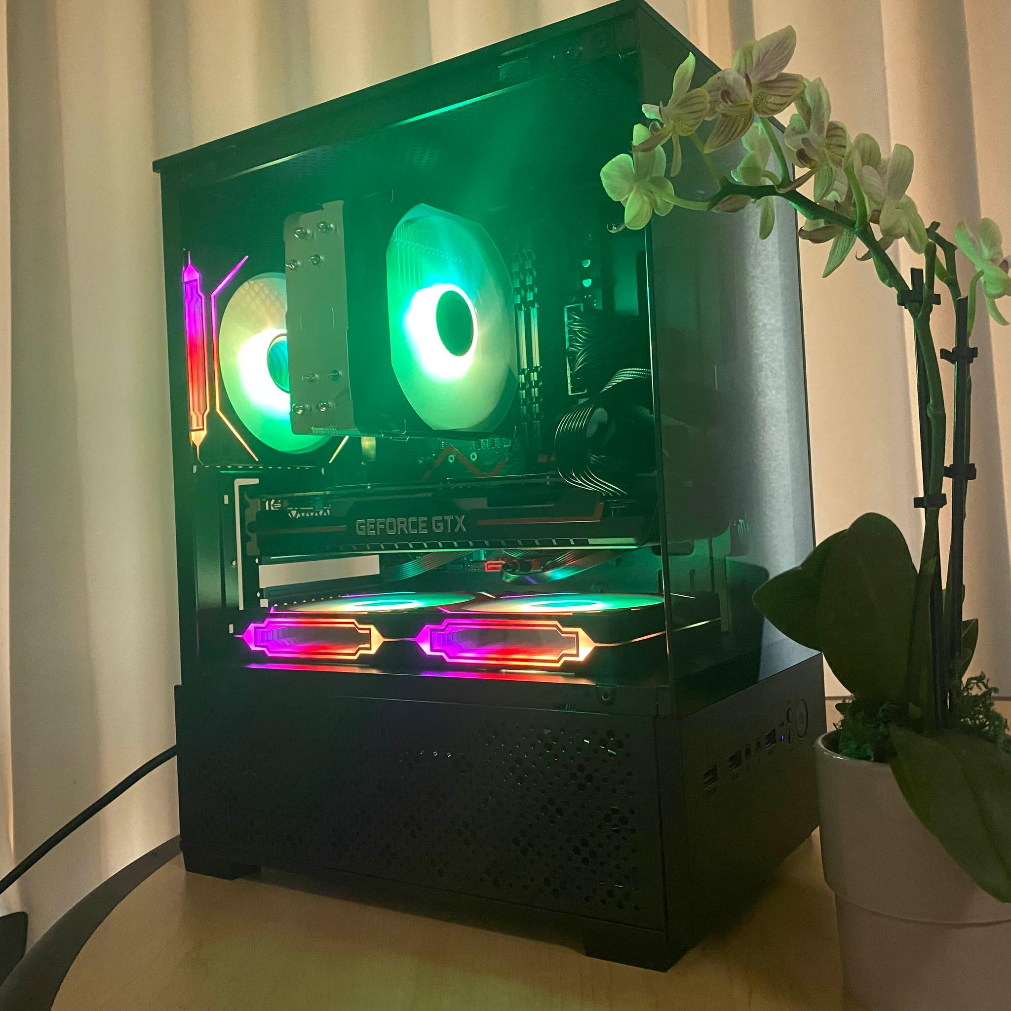 GTX 1080 8G | Ryzen 3600 | WIFI6 | 16GB DDR4 | 500GB SSD | Budget Gaming PC Build Desktop Computer