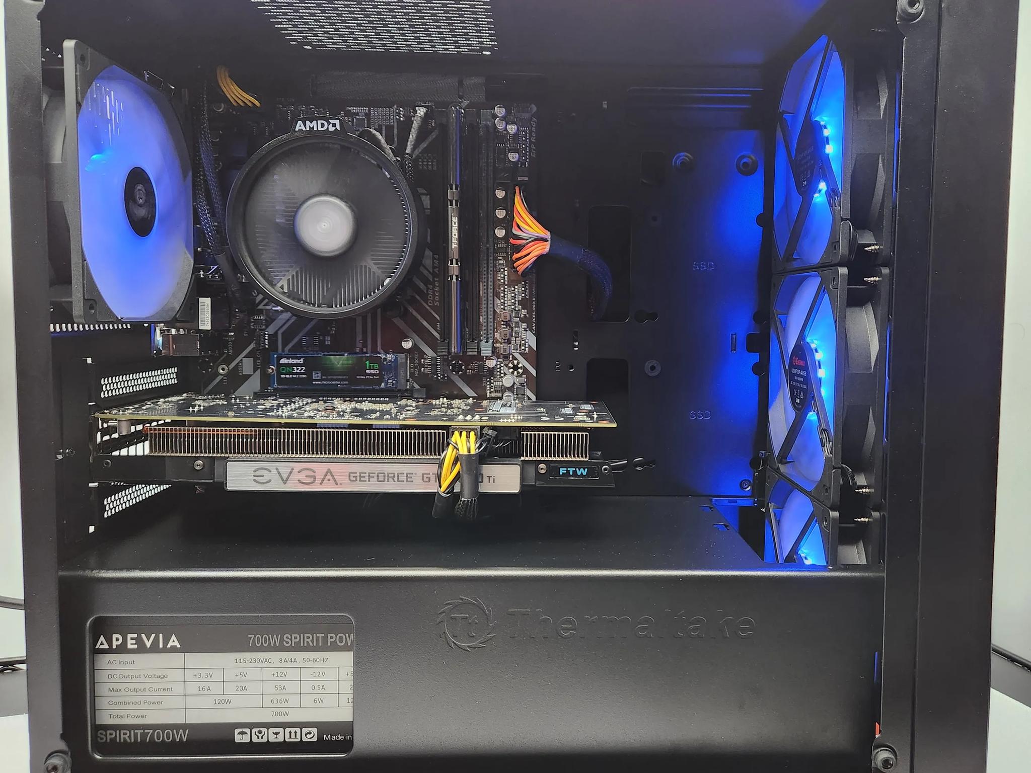 Balling on a Budget gaming PC. Ryzen 5 3600/ 16GB DDR4/ 1TB SSD/ GTX 1050 TI 