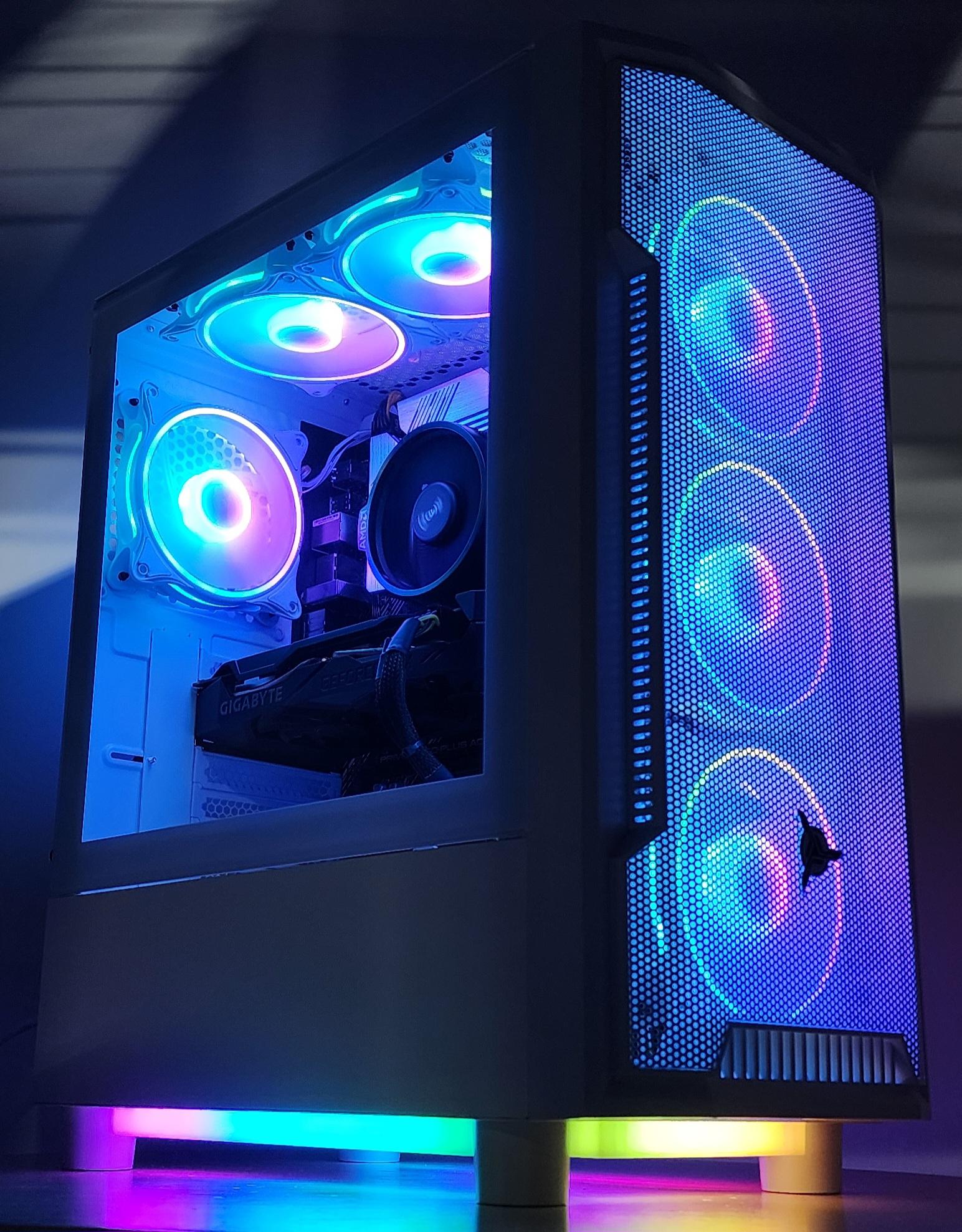 Gaming PC Ryzen 5 5500 16GB RAM 512GB SSD RTX 2060 12GB Windows 11 Computer