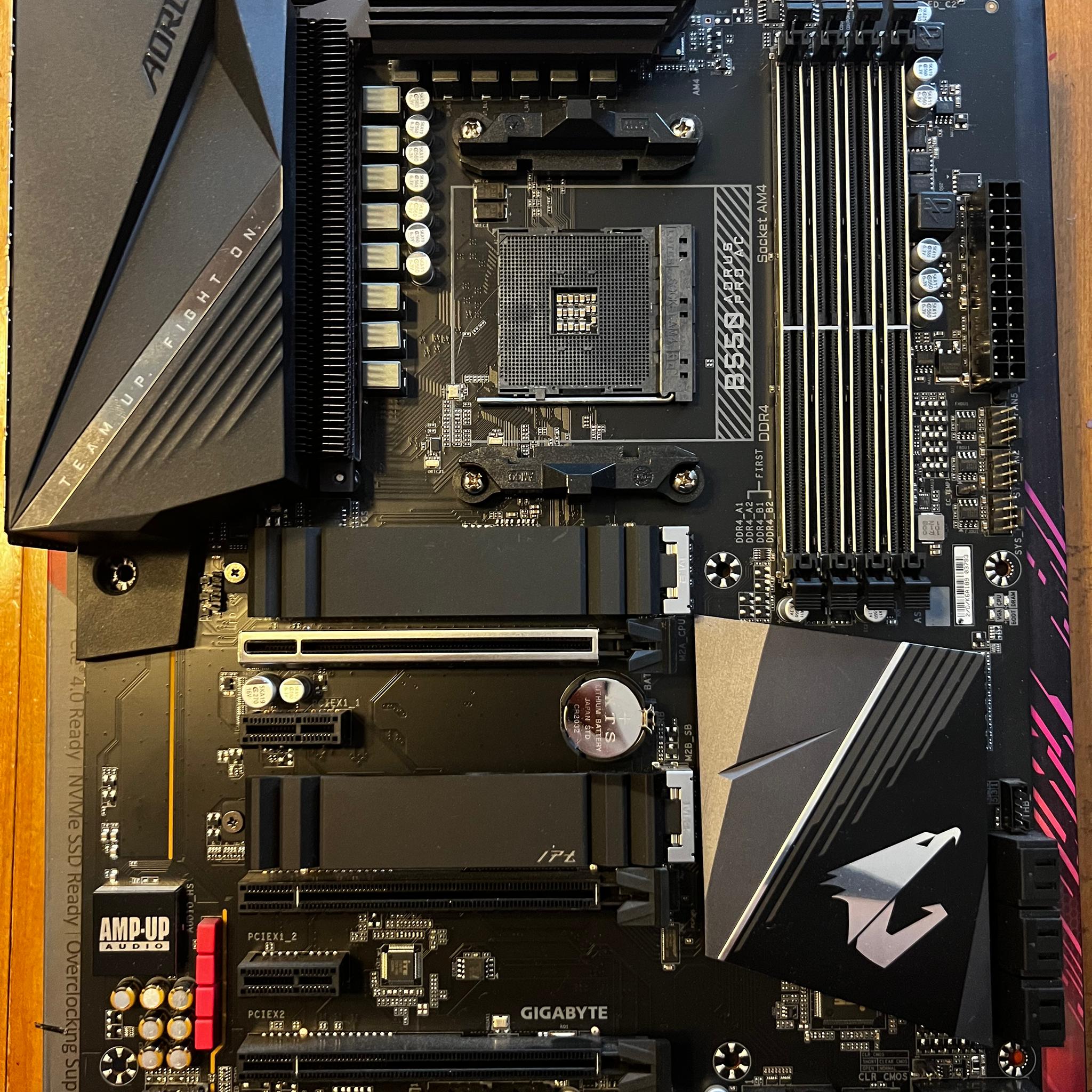 Gigabye B550 Aorus Pro AC Wifi Motherboard