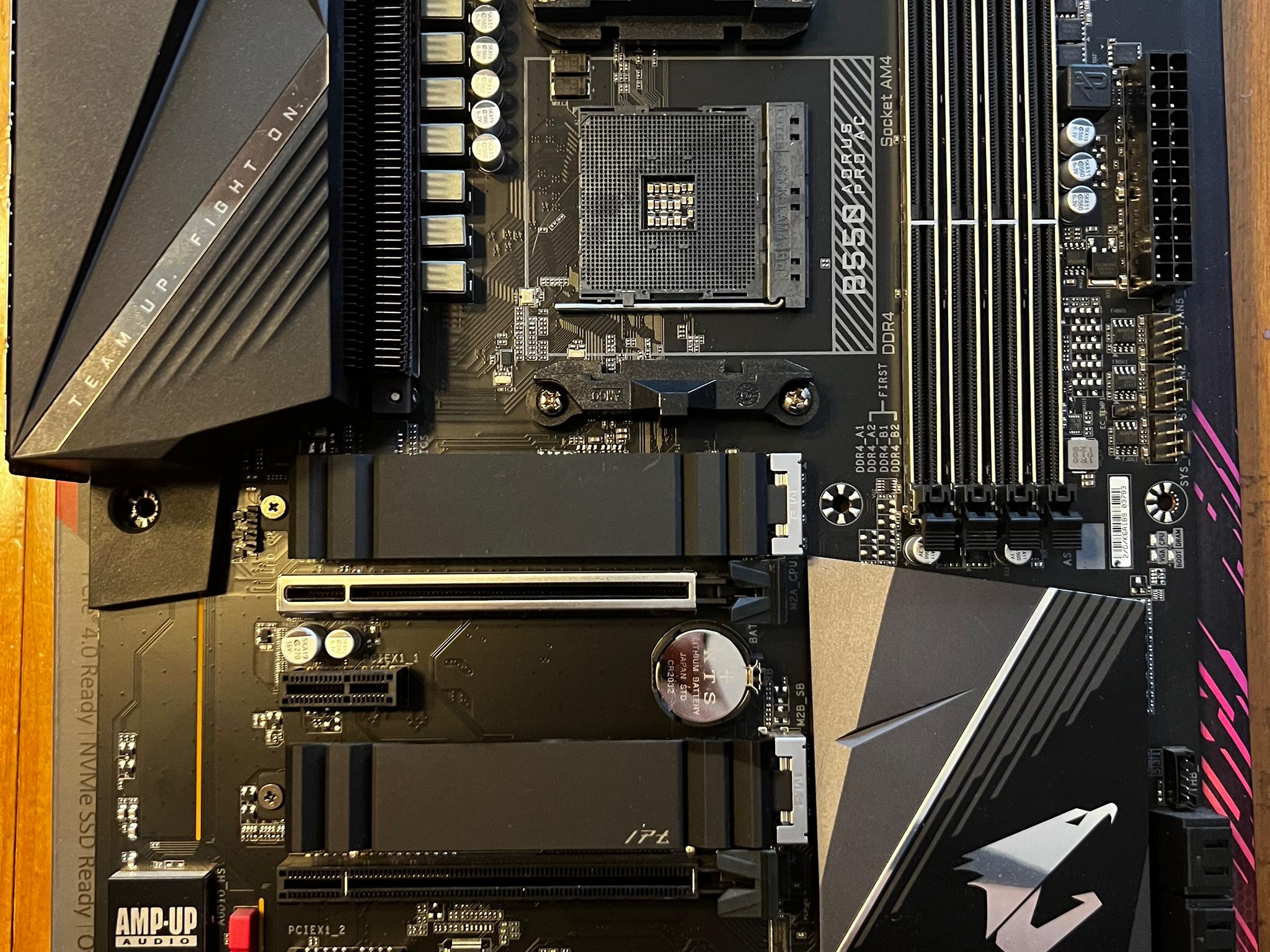 Gigabye B550 Aorus Pro AC Wifi Motherboard