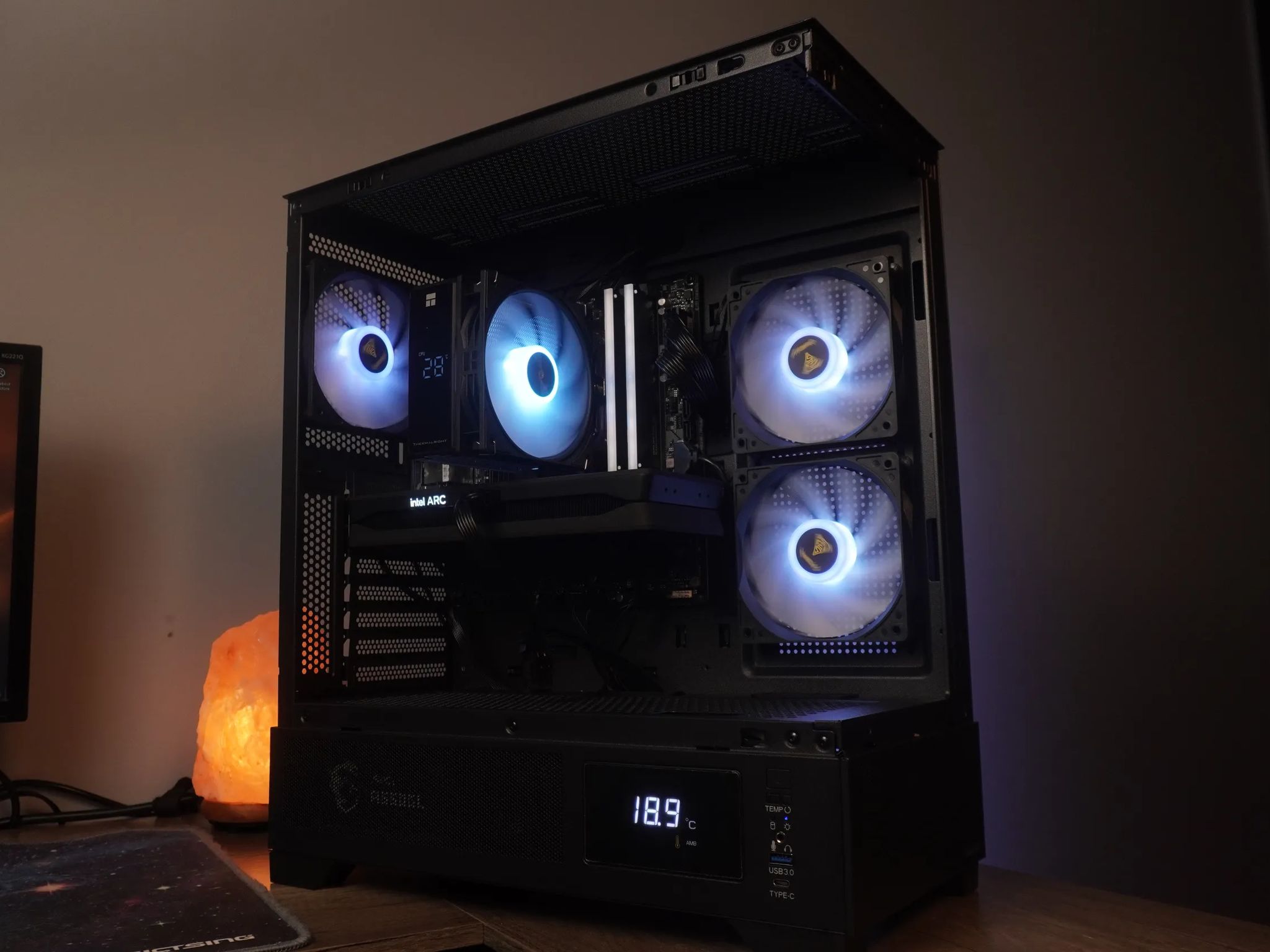 🖤STEALTH🖤 1440p/1080p GAMING MACHINE 💙 I5 12400f 💙 Intel Arc B580  | 32GB | 1TB | WIFI