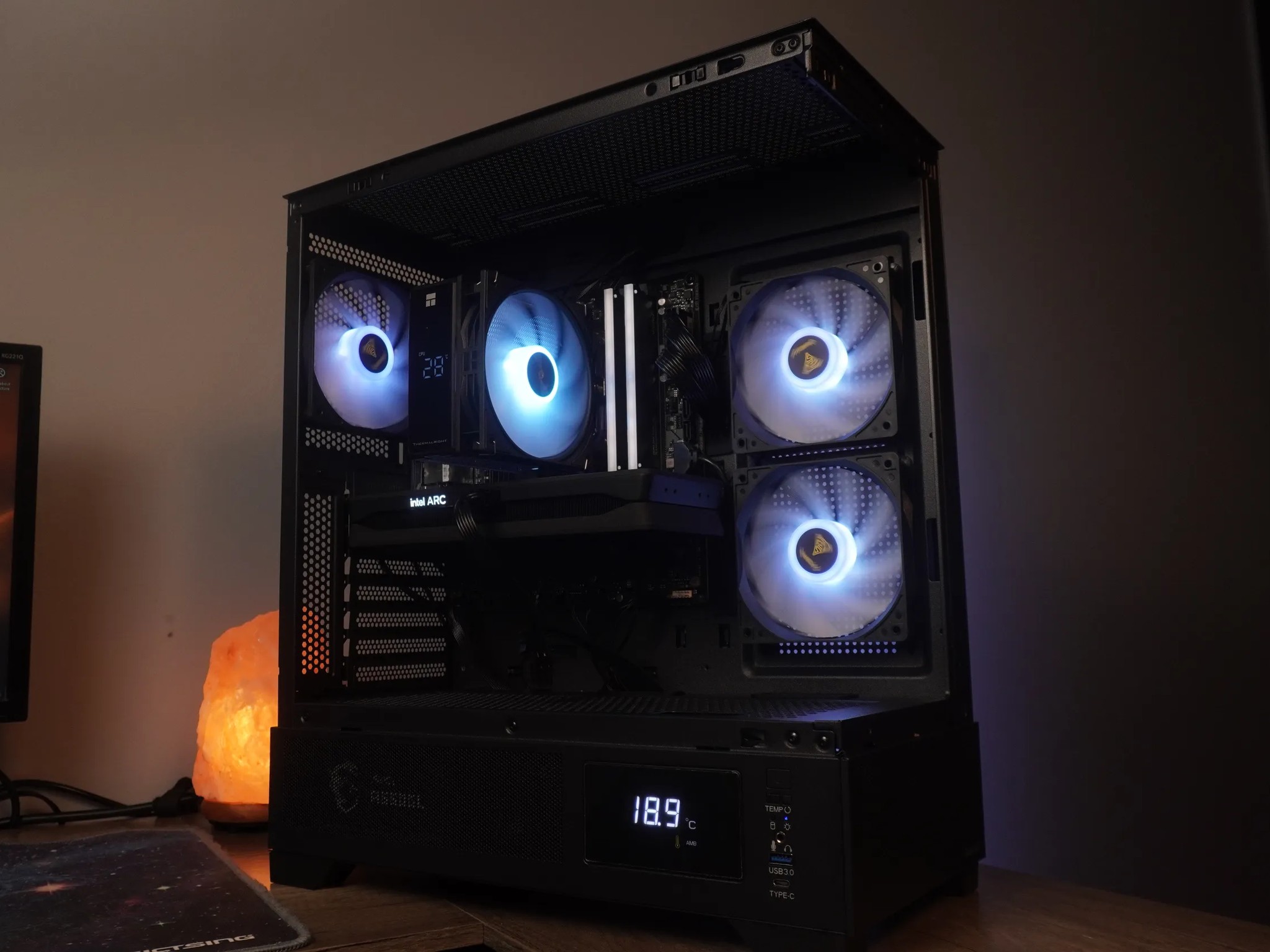 🖤STEALTH🖤 1440p/1080p GAMING MACHINE 💙 I5 12400f 💙 Intel Arc B580  | 32GB | 1TB | WIFI