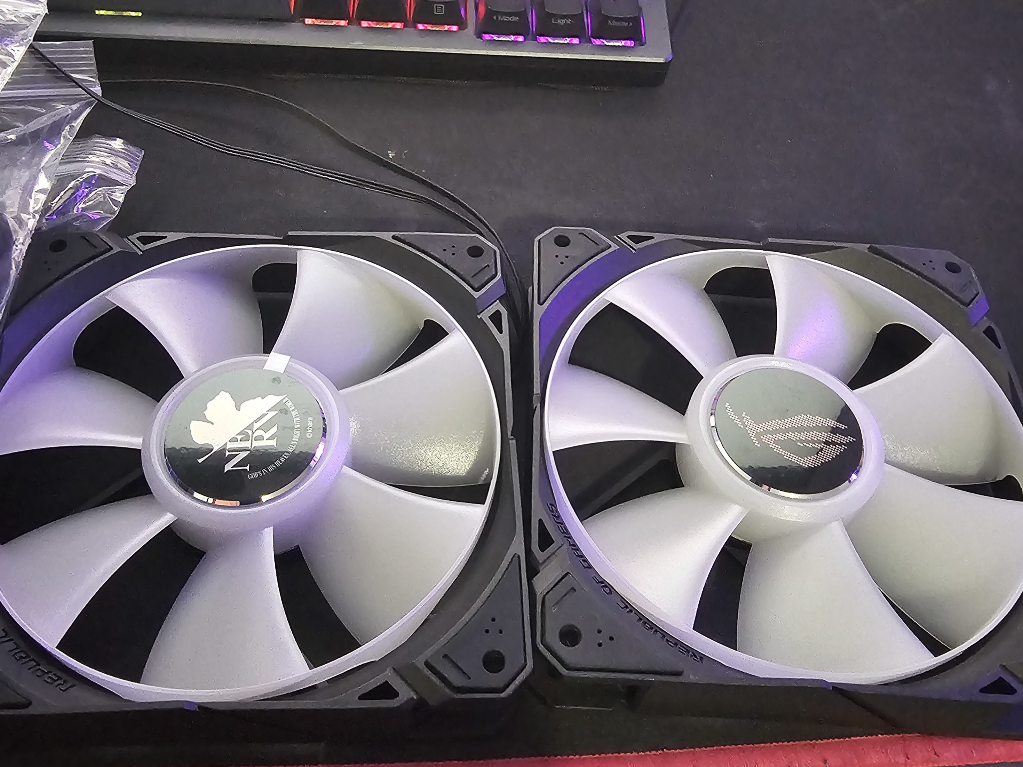 EVA01 Case Fans //  ASUS ROG AF 12S ARGB BLACK, Set of 3