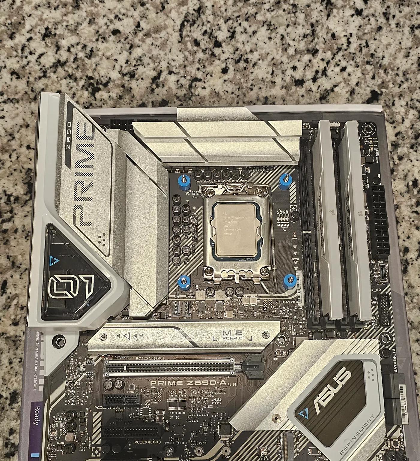 Asus Prime Z690-A + i7 12700kf +32gb ddr5 6000mhz  +
