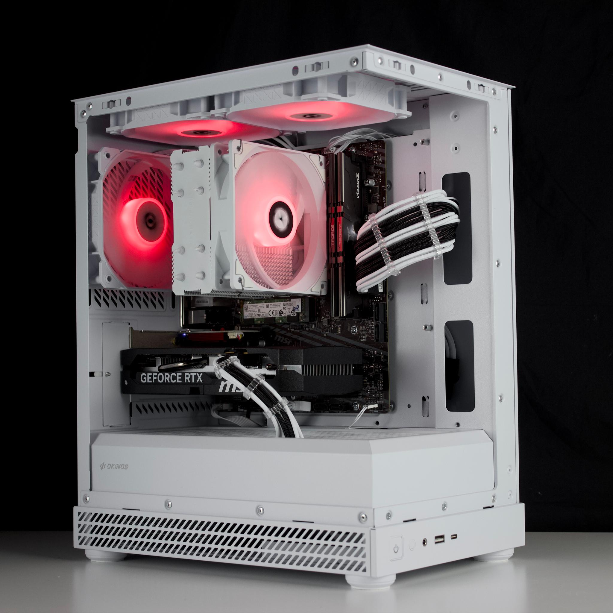 ⚪️ ⚫️ Clean Gaming PC | RTX 5050, Ryzen 5 5500, 16GB RAM, 512GB NVMe SSD | ARGB Control | ⚫️⚪️