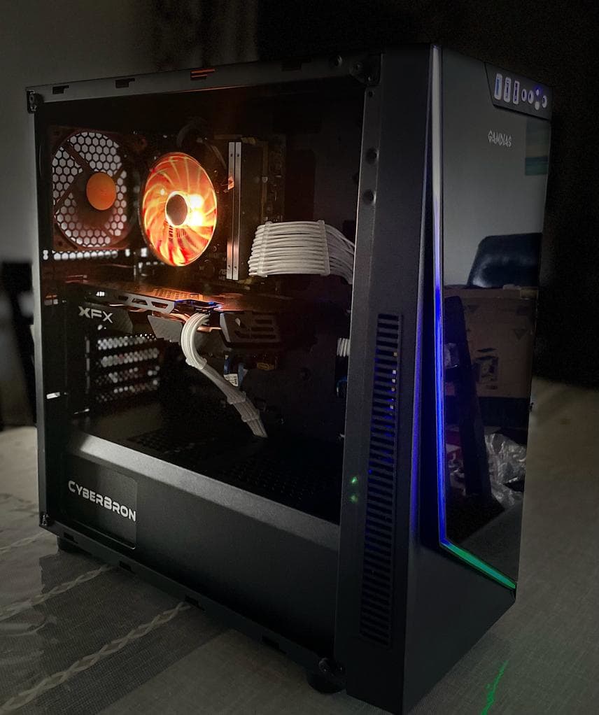 110+FPS Esports |  Intel i5, Radeon RX 580, 16GB RAM, 512GB SSD, RGB budget Gaming PC