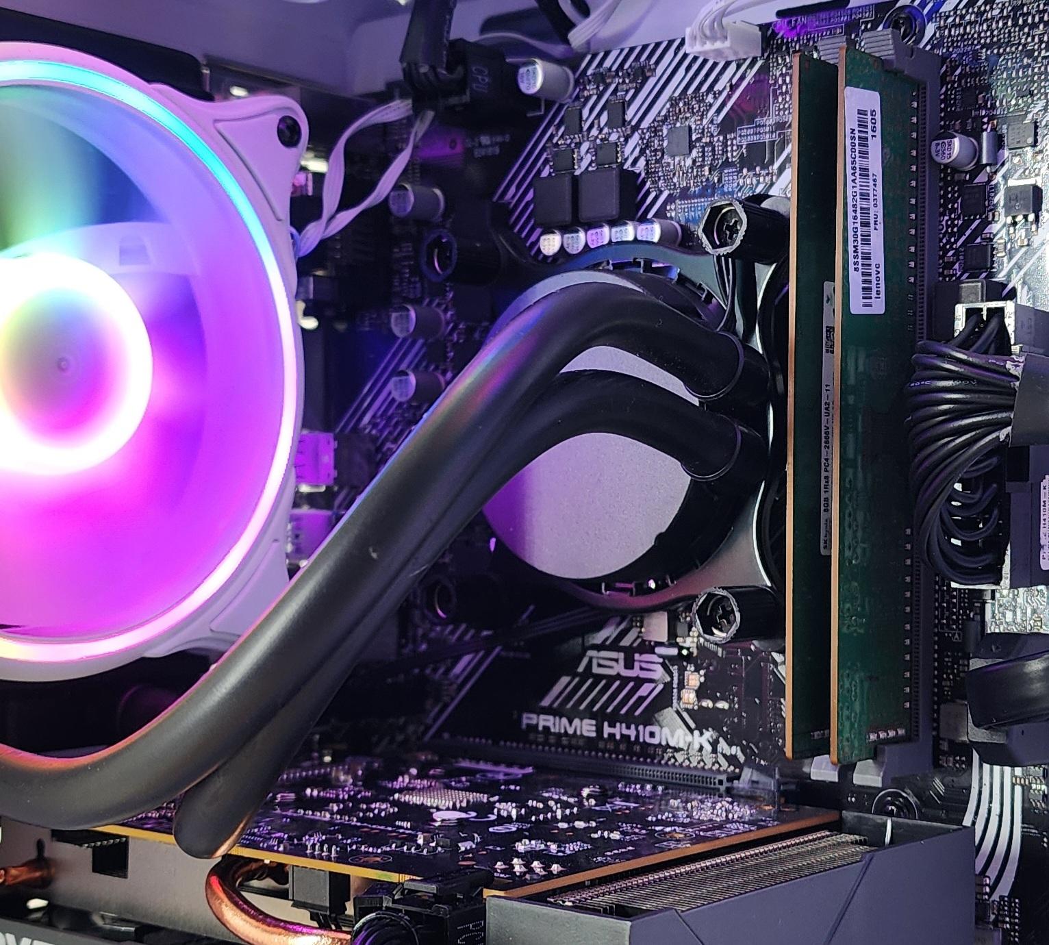 Gaming PC i5-10400F 16GB RAM 500GB SSD + 2TB HDD RX 6500 XT 4GB Win11 Computer