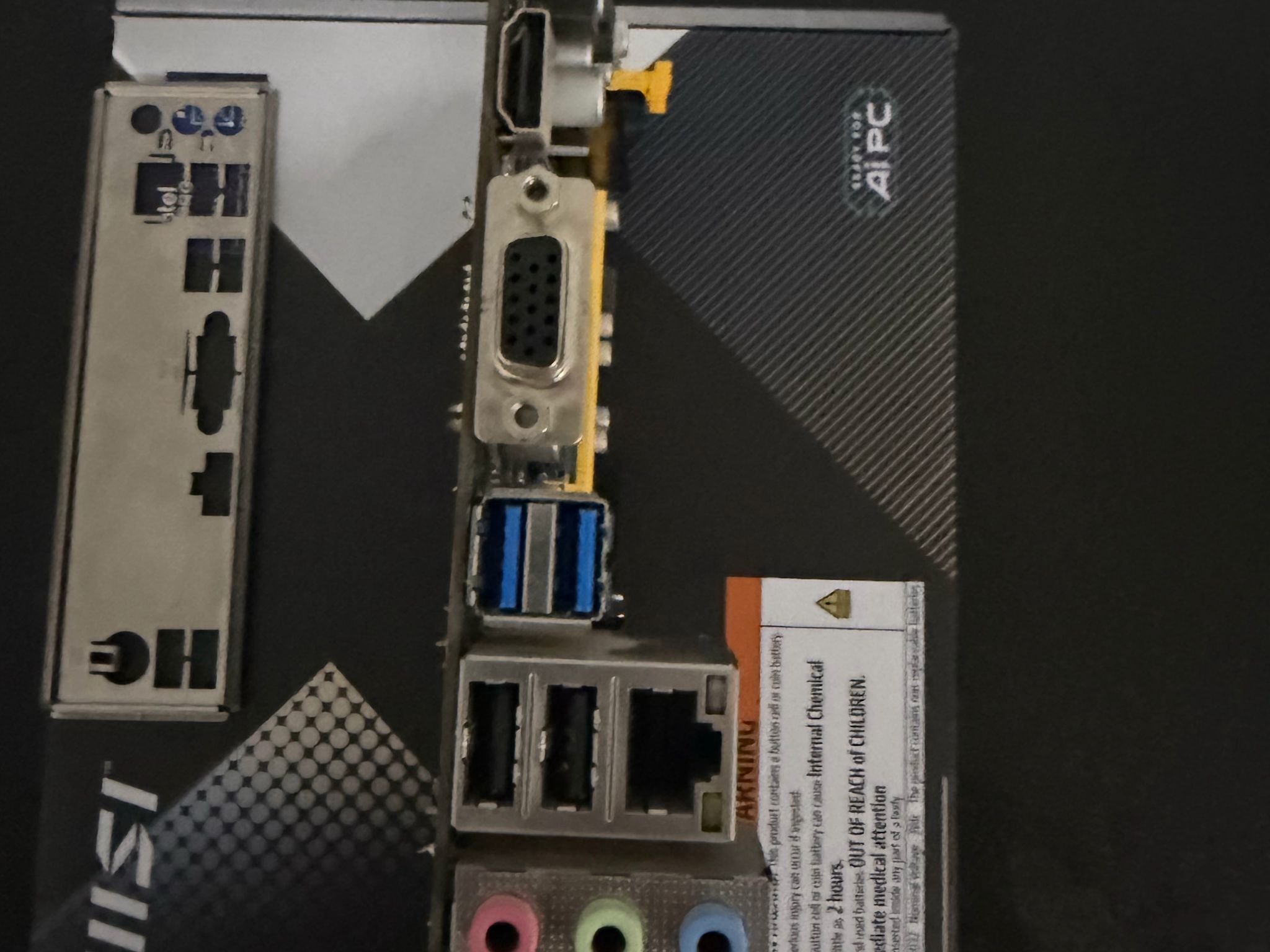 BIOSTAR A320MH AM4 Motherboard – Used & Tested
