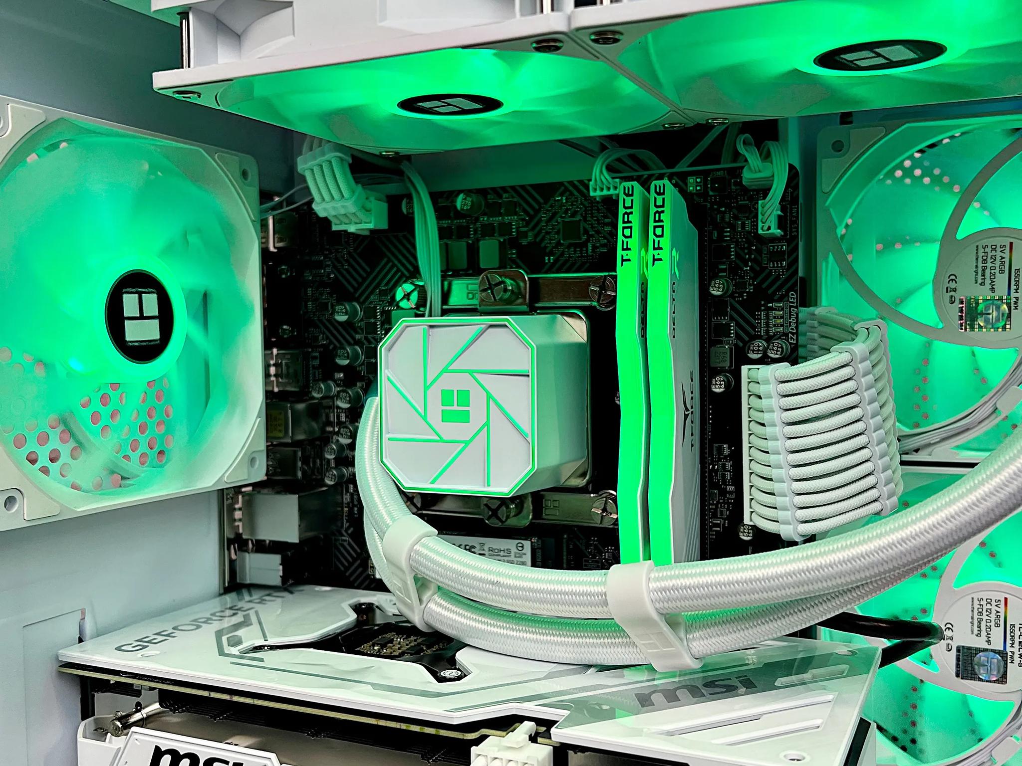 Liquid Cooled RTX 4070 Intel i5 12600K 32GB RAM 1TB M.2 Win 11 Gaming PC