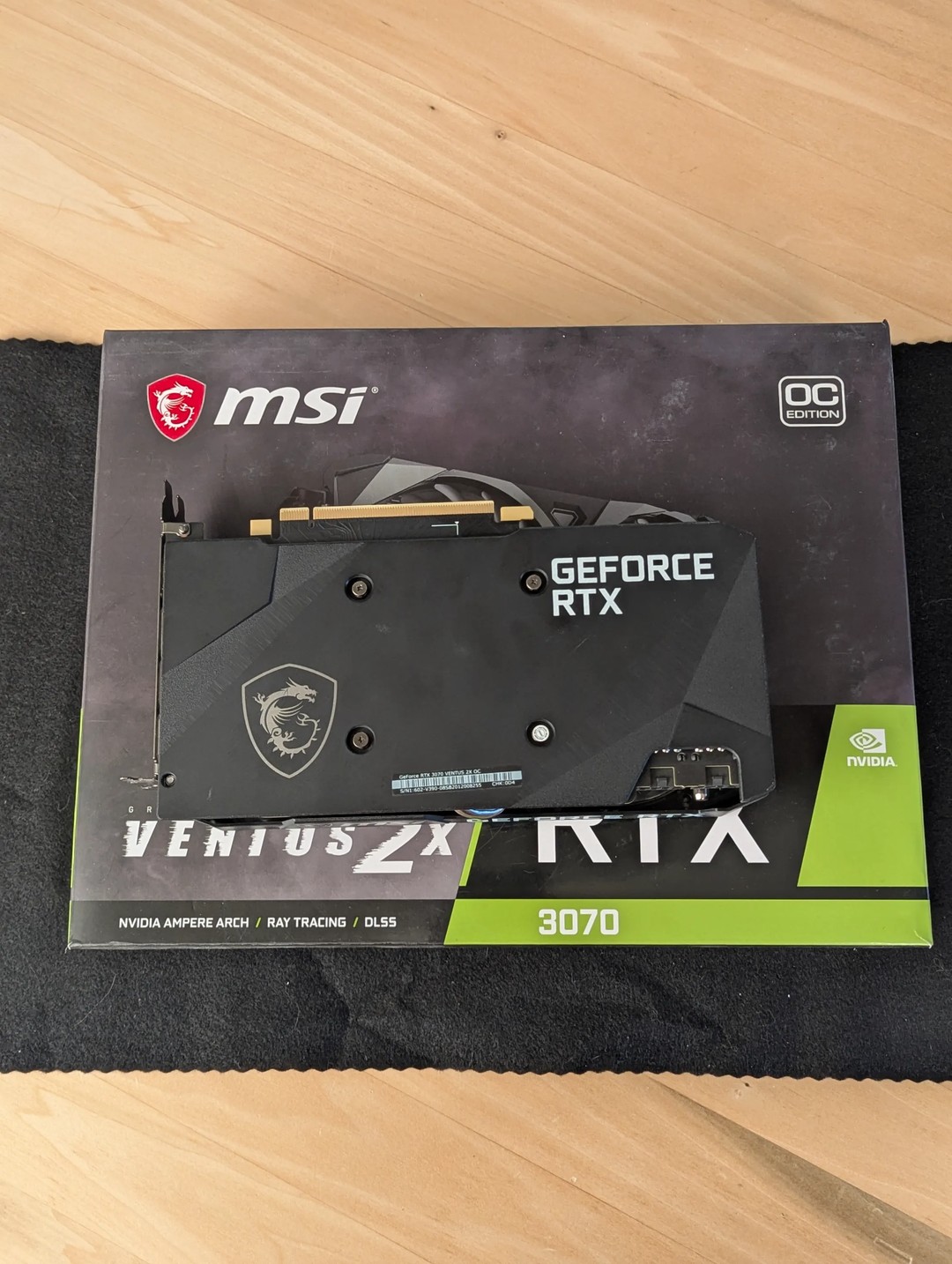 【ジャンク】MSI GeForce RTX 3070 VENTUS 2X OC 🌪️ MSI RTX 3070 Ventus 2X OC – Dual Fan 1440p Gaming Powerhouse
