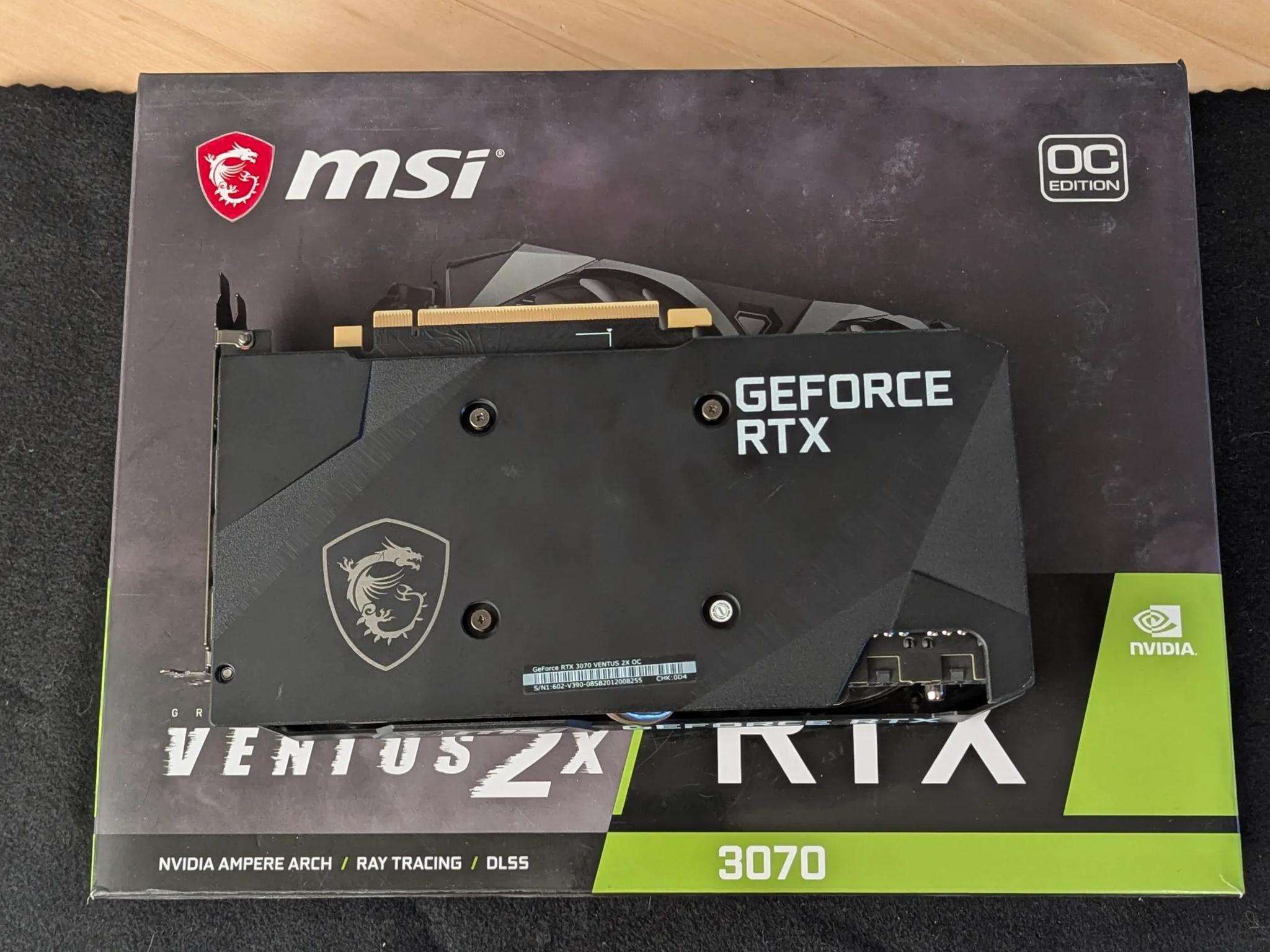 🌪️ MSI RTX 3070 Ventus 2X OC – Dual Fan 1440p Gaming Powerhouse | Quiet & Compact