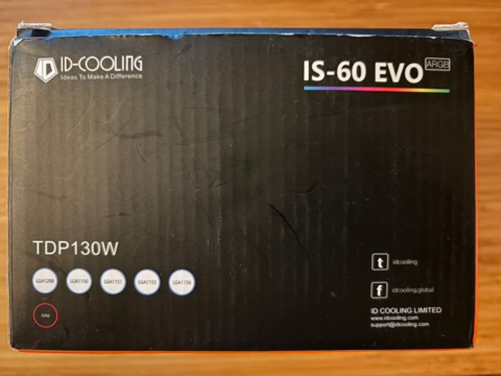 ID-COOLING IS-60 EVO ARGB CPU cooler
