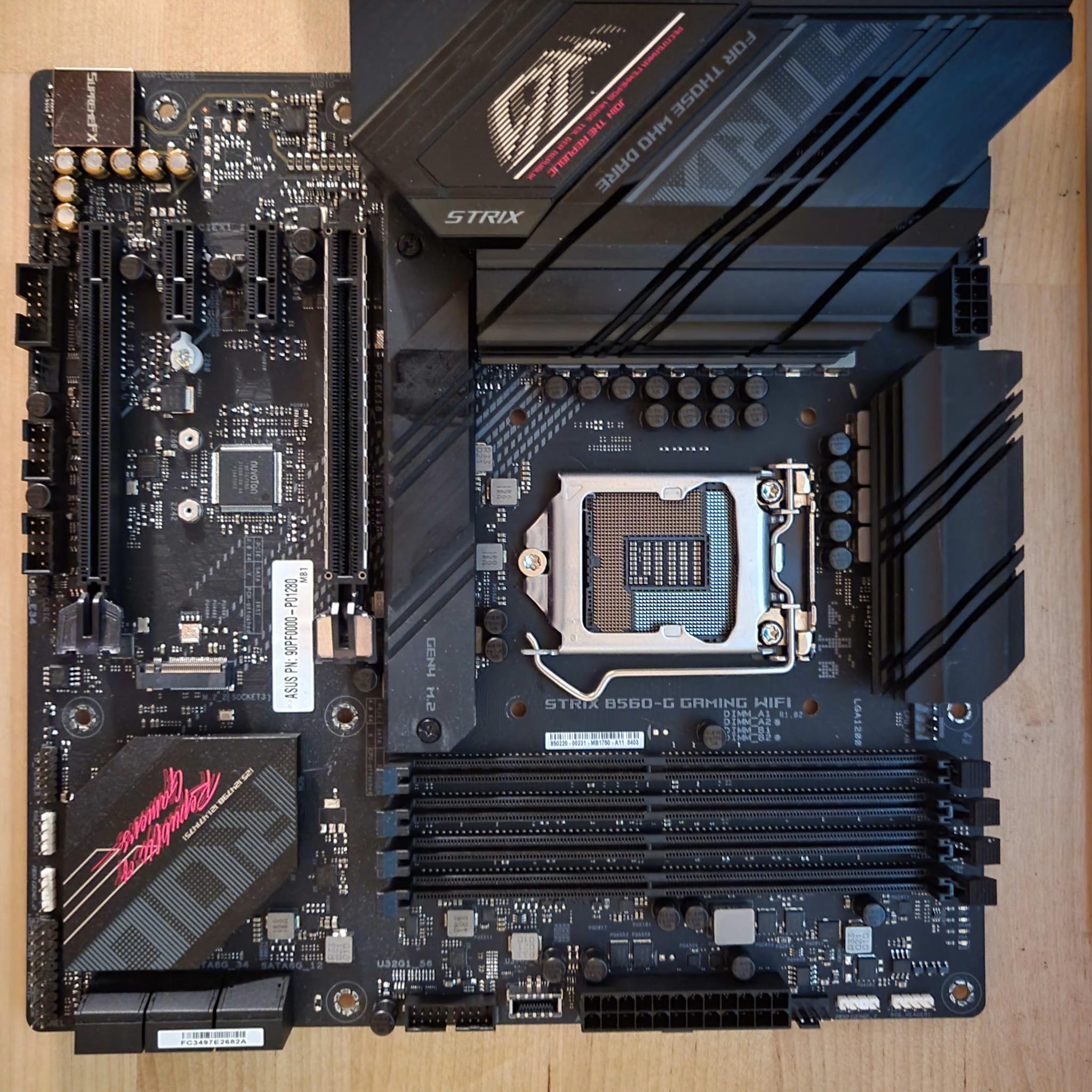 Asus ROG Strix B560-G WiFi Motherboard