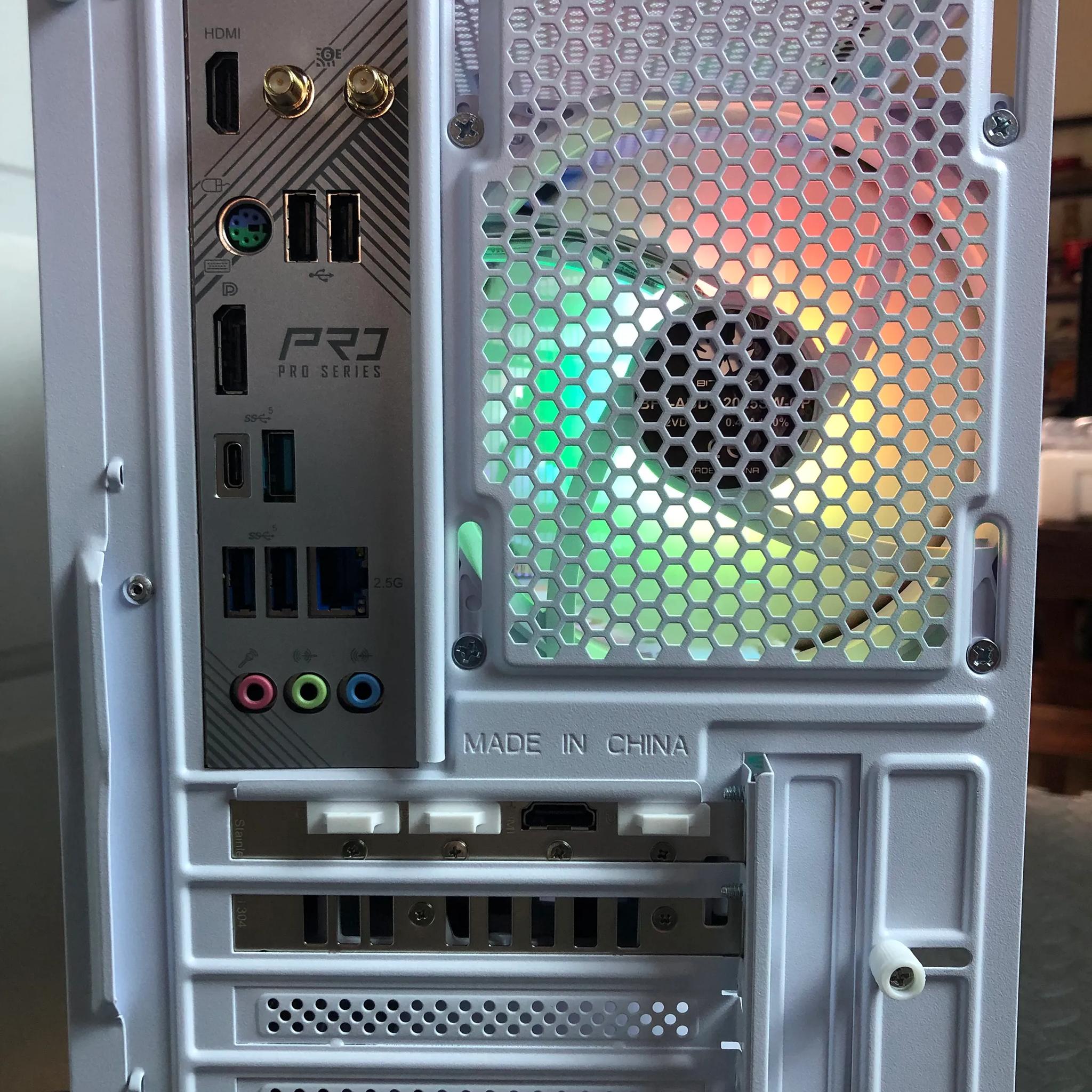 Gaming Beast Intel Core i5-13400 W/RTX 4070 All White Gaming PC